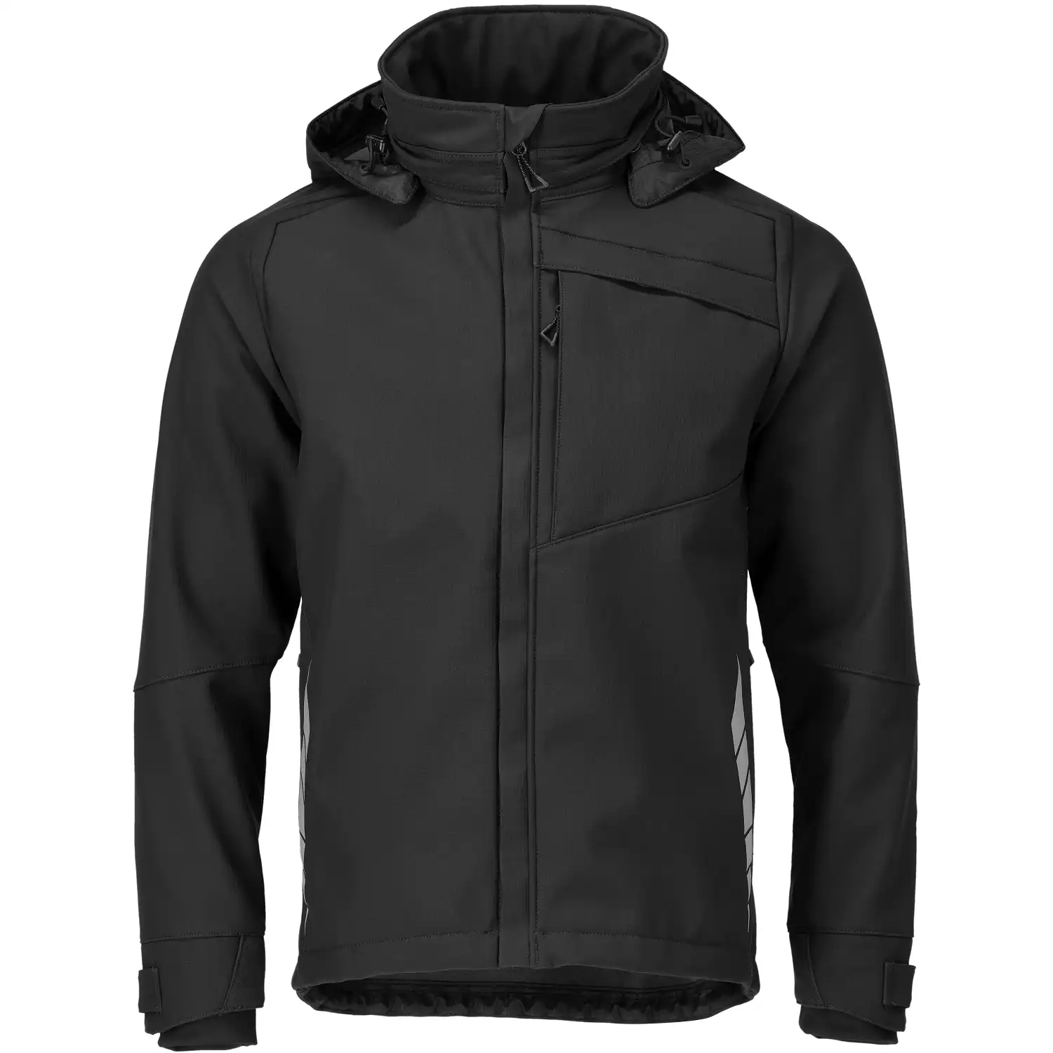 Softshelljacke "BLACKPOOL" Hardwear in schwarz, L - Thumbnail 1