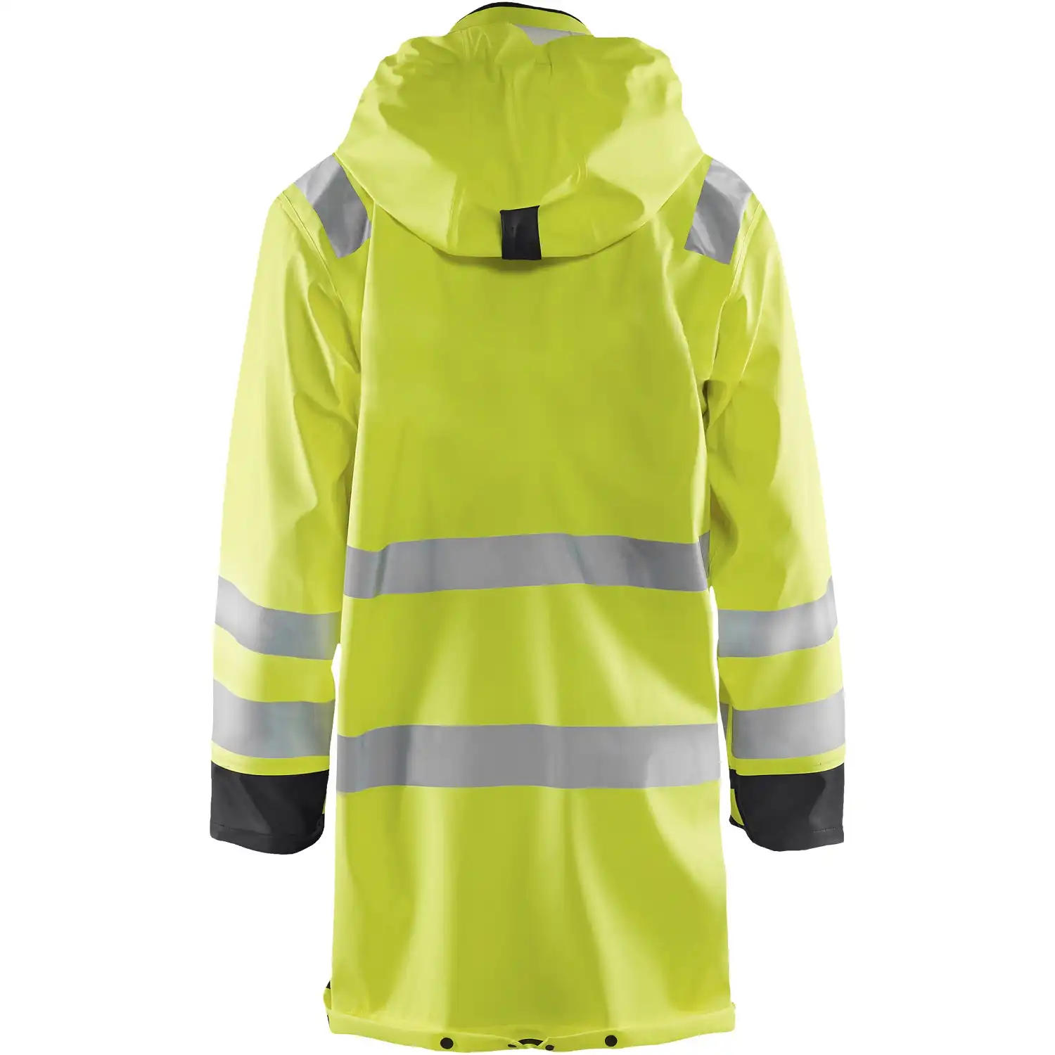 Warnschutz Regenmantel Level 3 "4326" in gelb/schwarz, L - Thumbnail 2