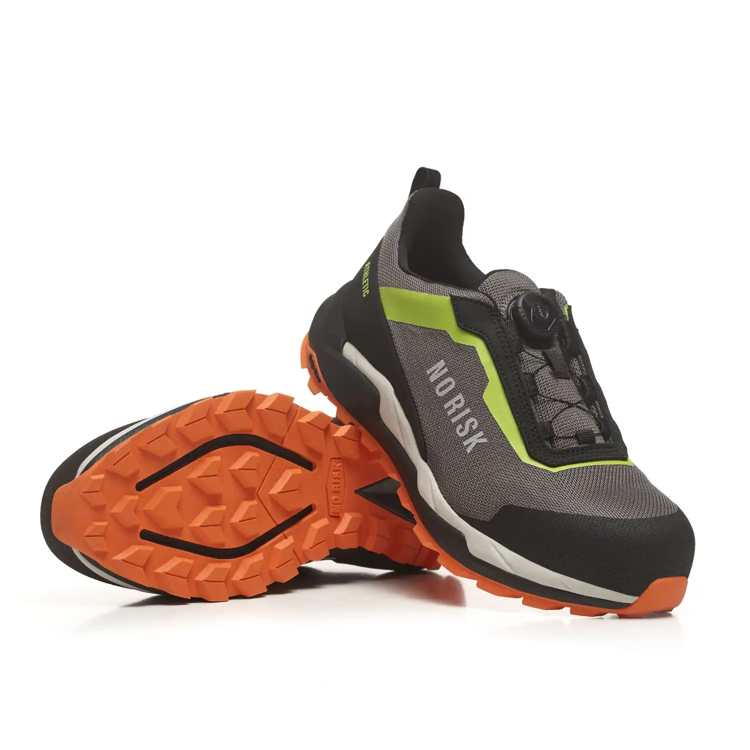 Sicherheitshalbschuh S3 ATHLETIC LOW FLS Orange & Green in 40 - Thumbnail 1