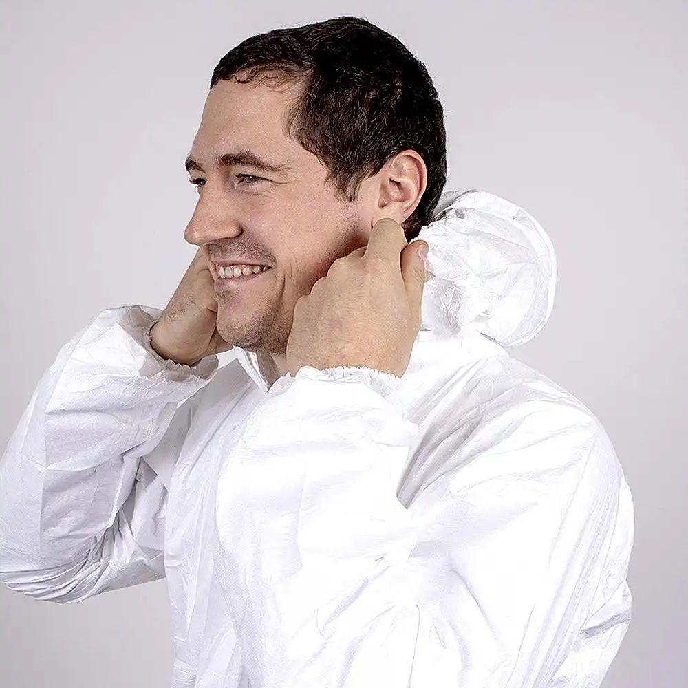 Chemie-Schutzoverall Typ 5/6 "Tyvek® 500 Classic Xpert" in S - Thumbnail 5