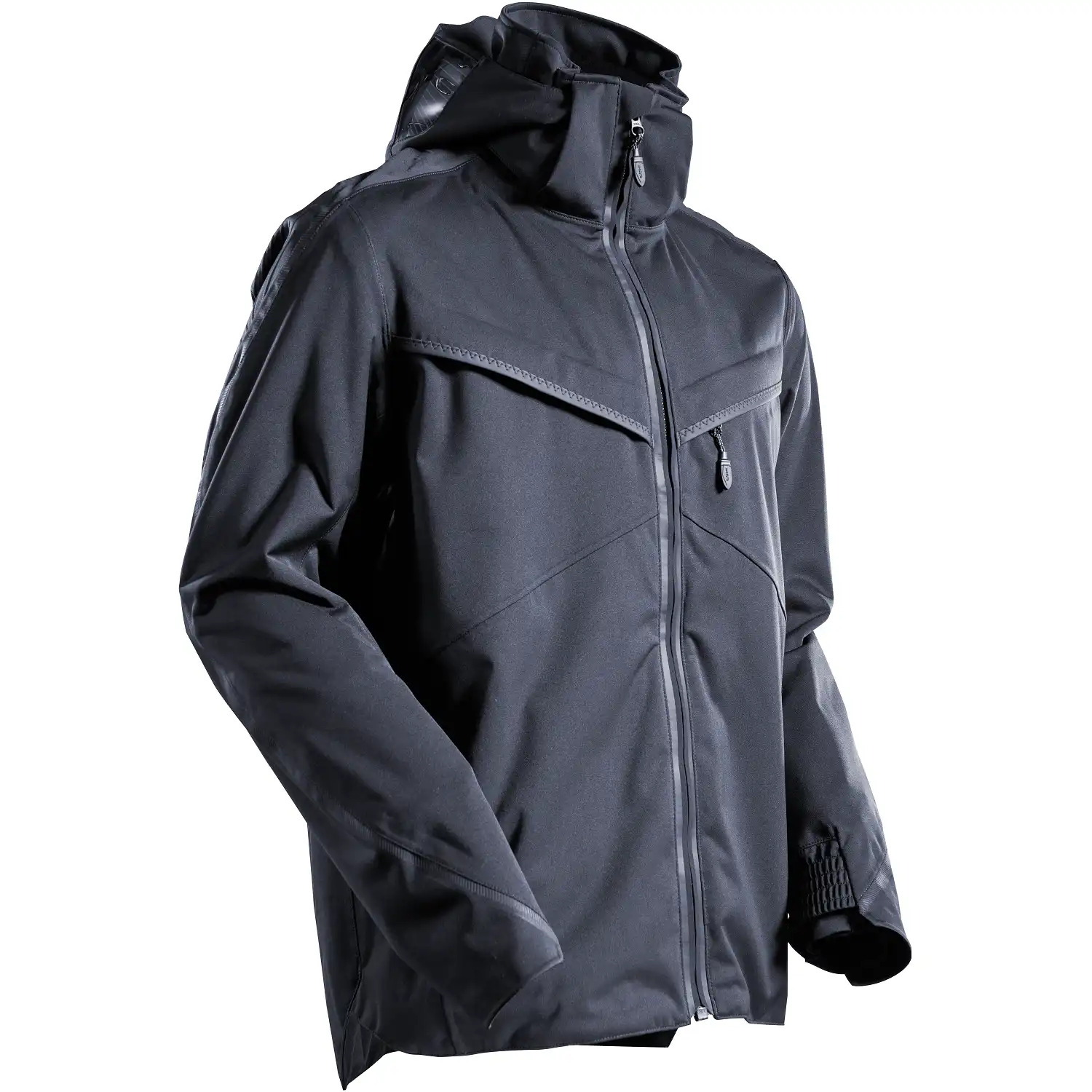 Hardshell-Regenjacke "22001-657" Customized in schwarzblau, XXL - Thumbnail 1