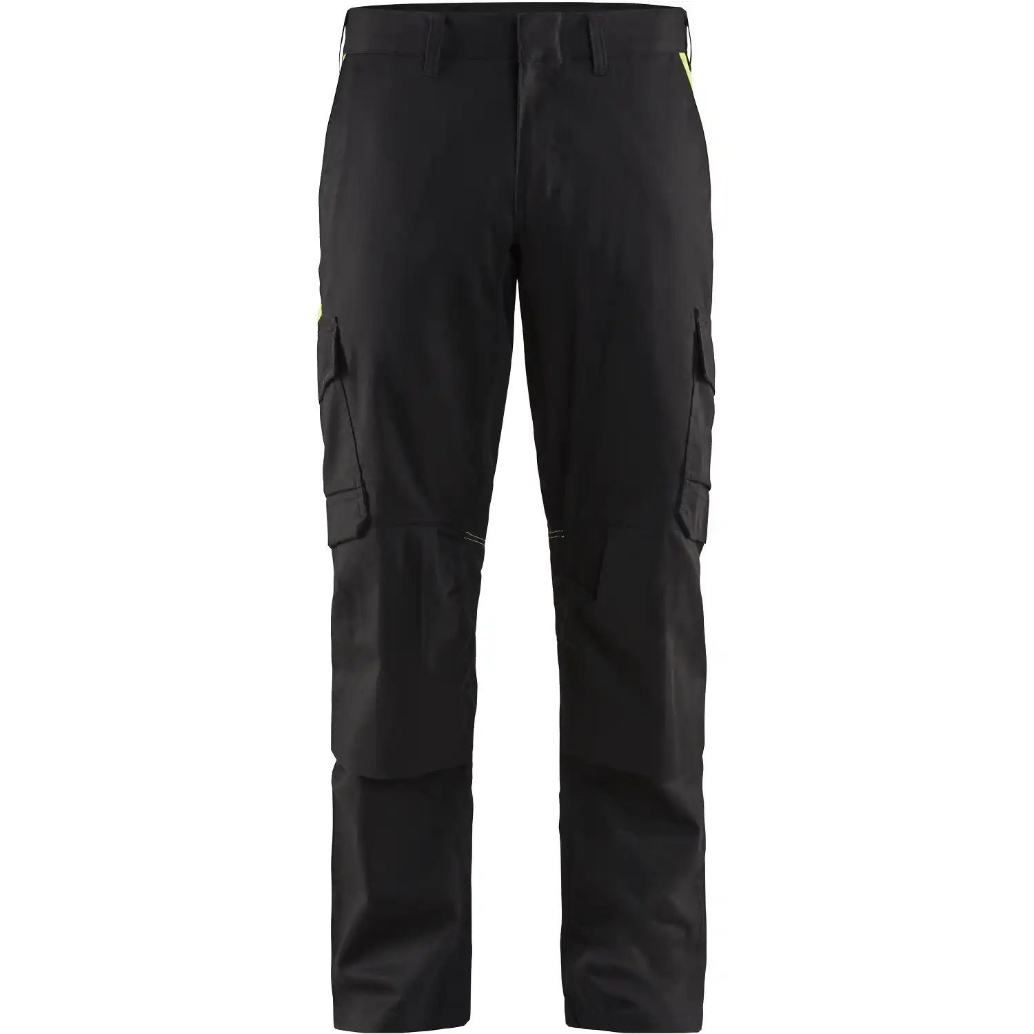 Stretch Bundhose "1448" Industrie in schwarz/gelb, C144 - Thumbnail 1