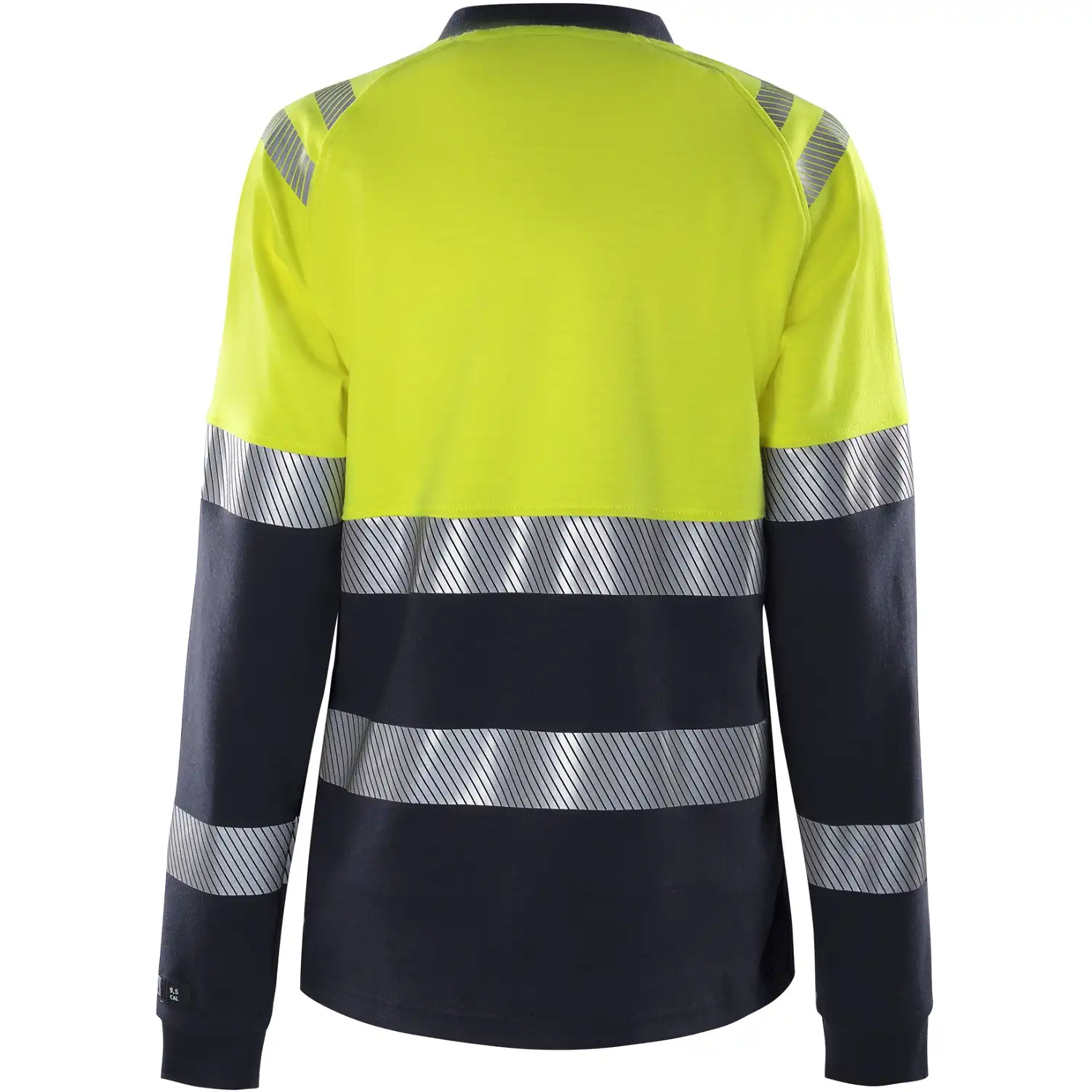 Damen Multinorm Langarmshirt" 7108 TFL" Flamestat gelb/marine in M - Thumbnail 2