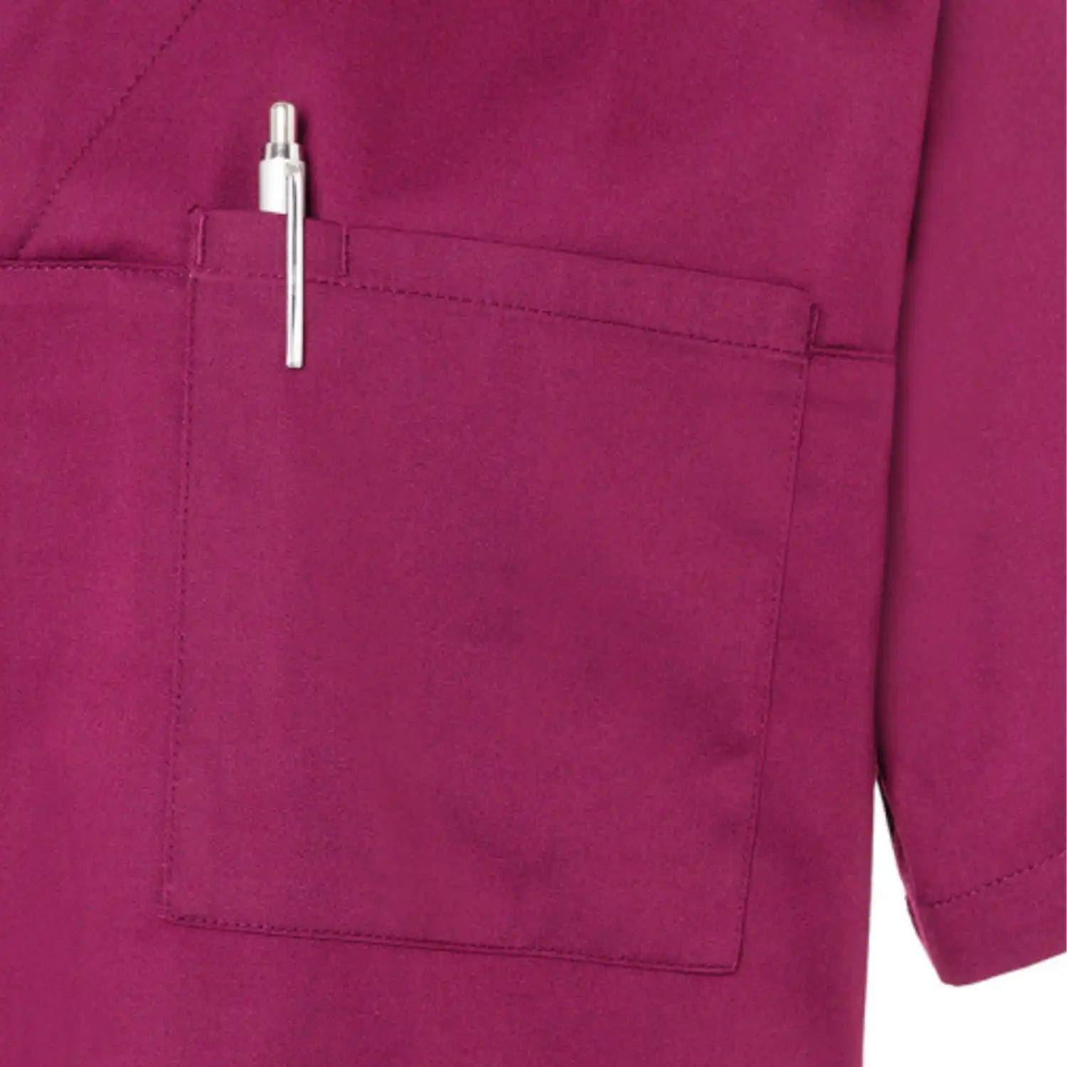 Herren Schlupfkasack Essential "KS 65" in fuchsia, L - Thumbnail 6