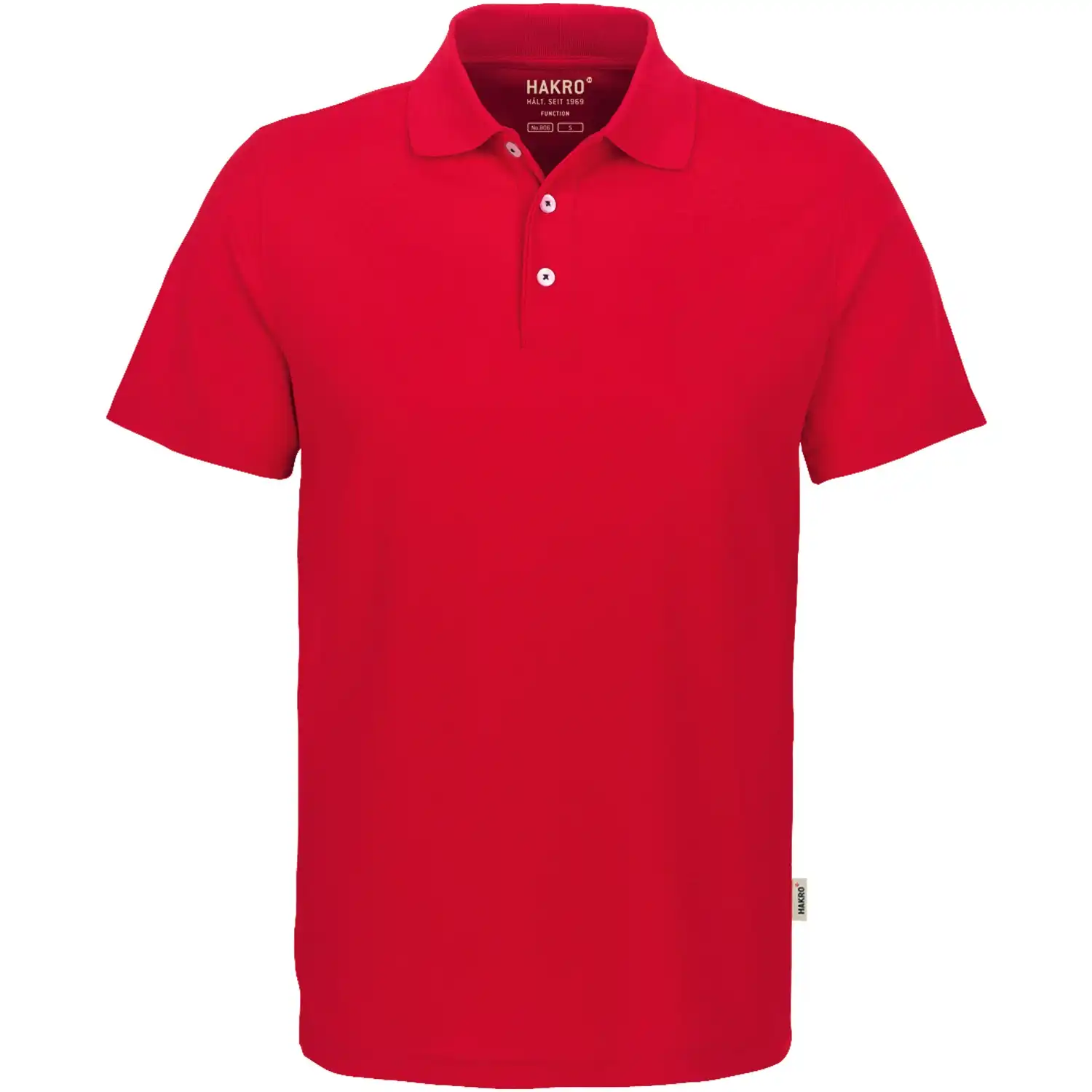 Herren Poloshirt "COOLMAX®" 806 in Rot, L - Bild 1