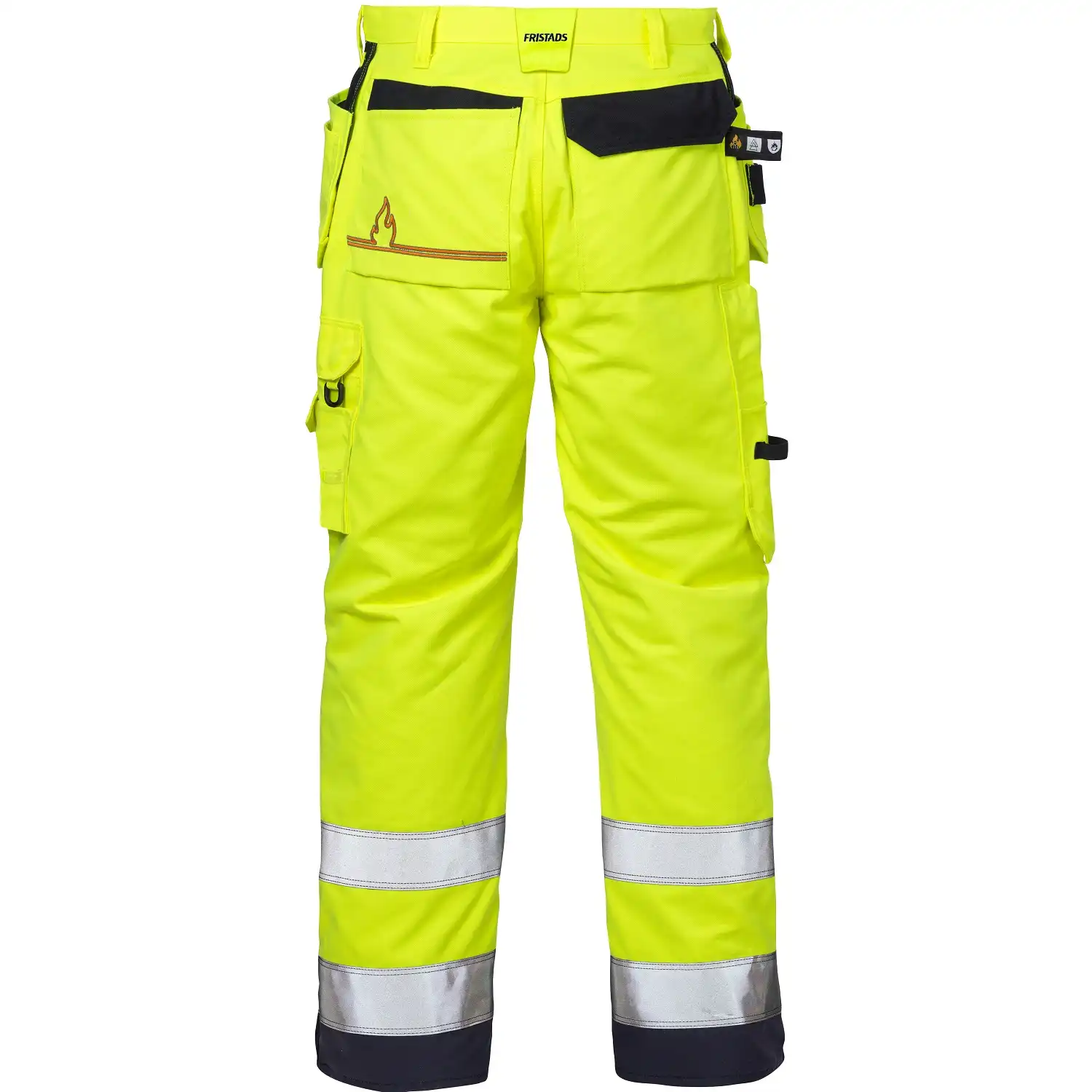 Multinorm Damen Handwerkerhose "2775 ATHS" Flamestat gelb/marine in R34 - Thumbnail 2