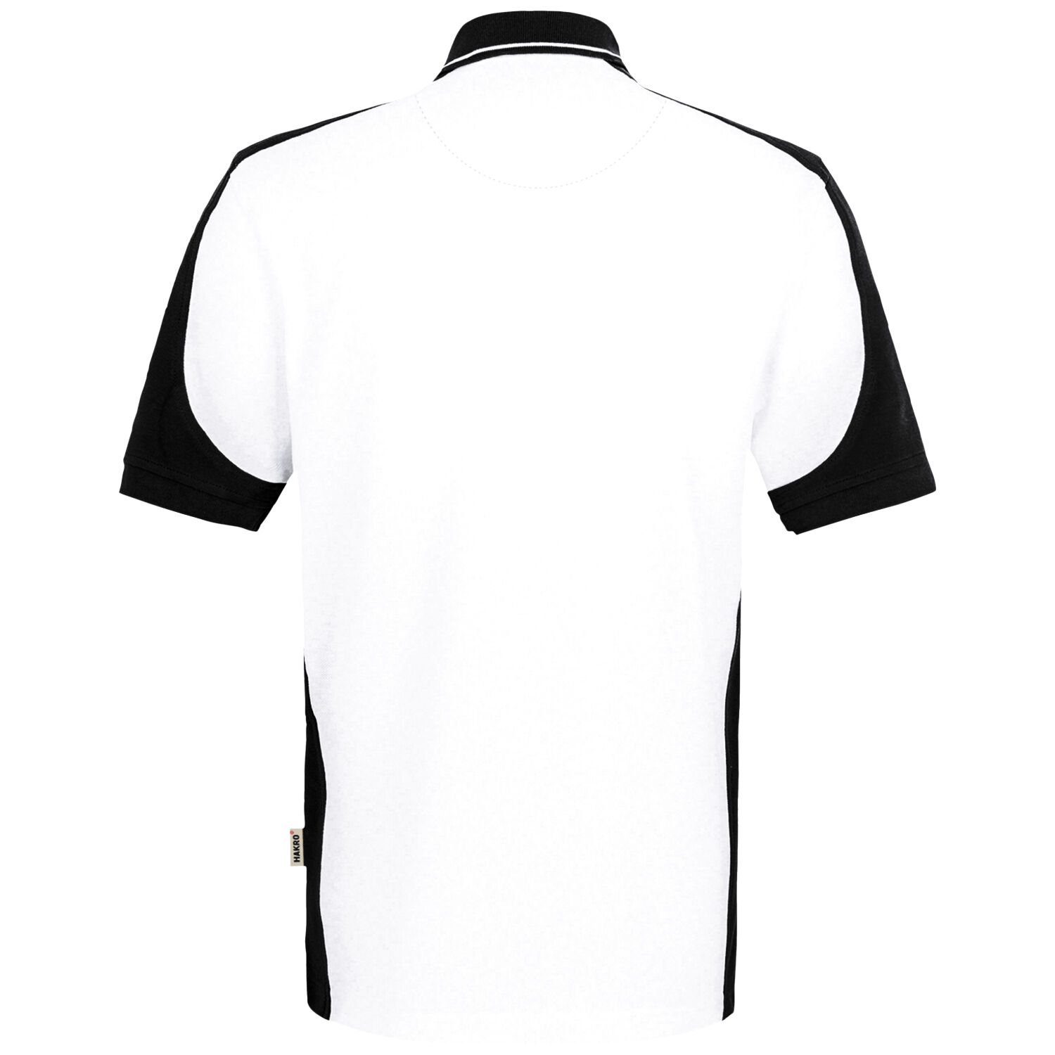 Contrast Poloshirt MIKRALINAR® ECO "539" in 5XL, Weiß - Thumbnail 2
