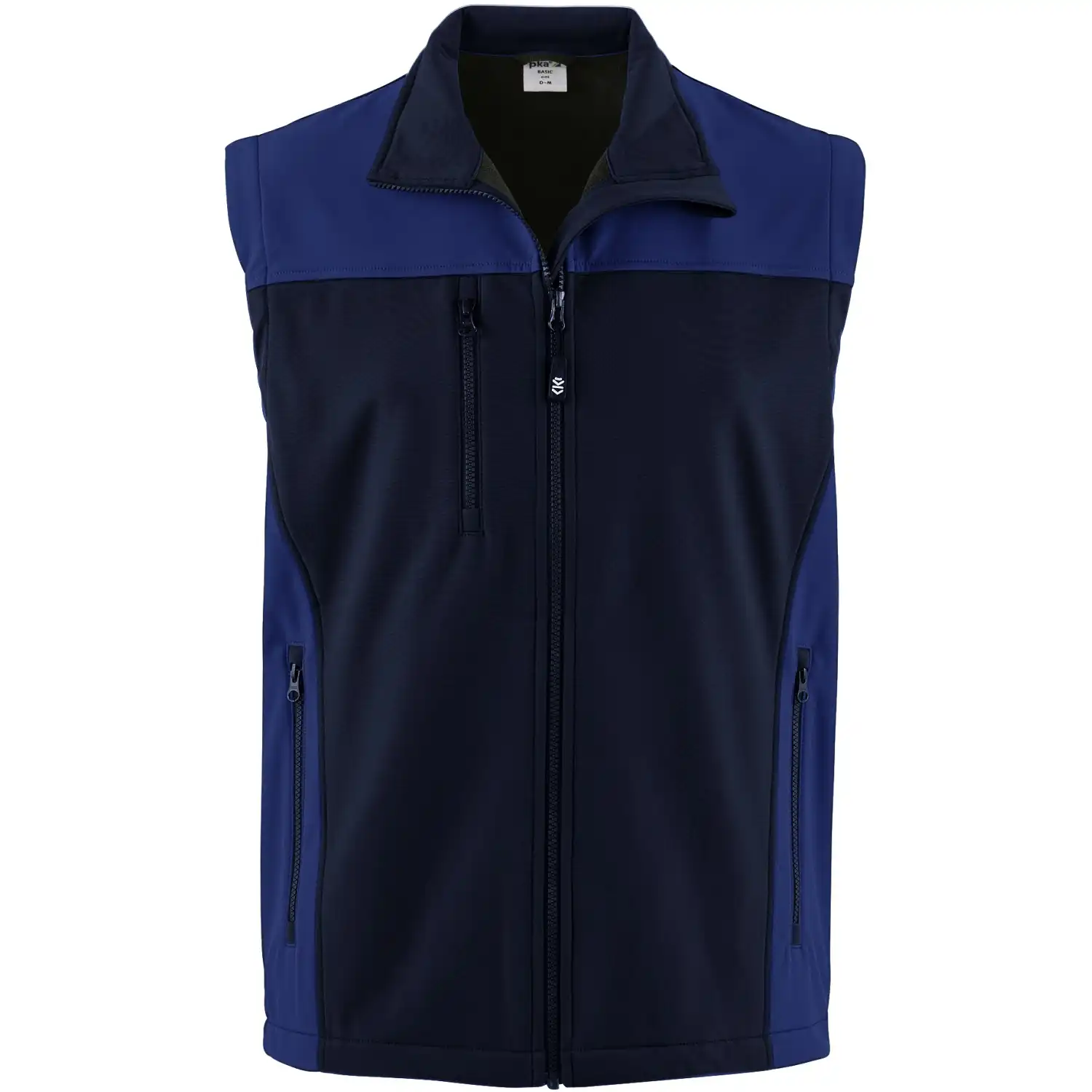 Softshellweste "BASIC" in hydronblau/kornblau, L - Thumbnail 1