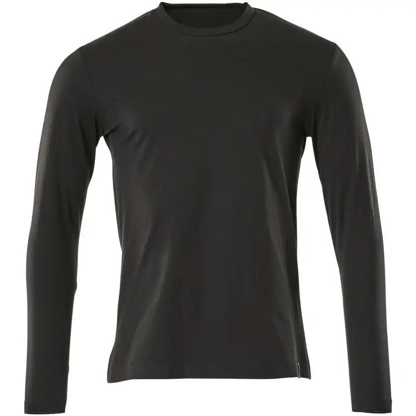 Longsleeve-Shirt "20181" Crossover in vollschwarz, L - Thumbnail 1