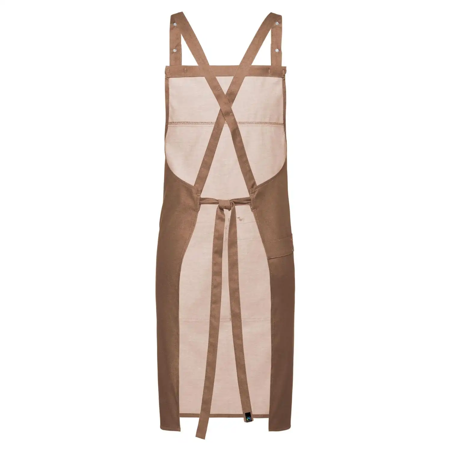 Latzschürze Denimoptik "4040" in beige - Thumbnail 2