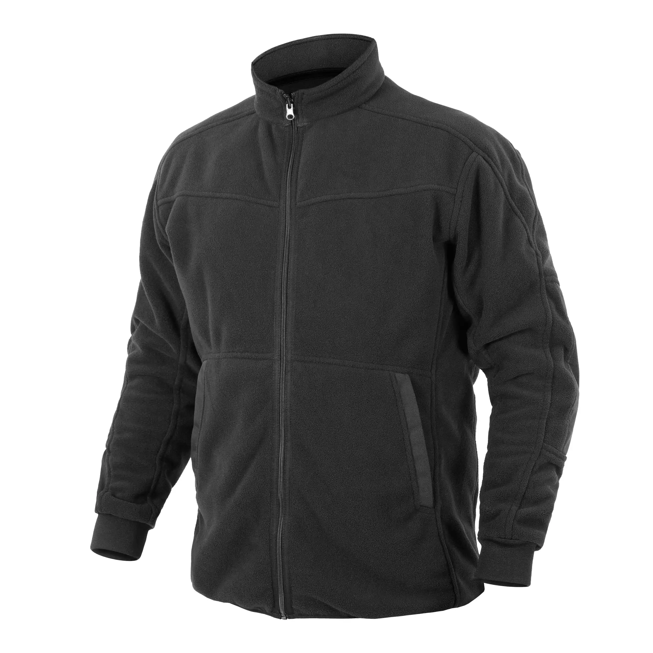 Fleecejacke "IND" schwarz in 3XL - Thumbnail 1
