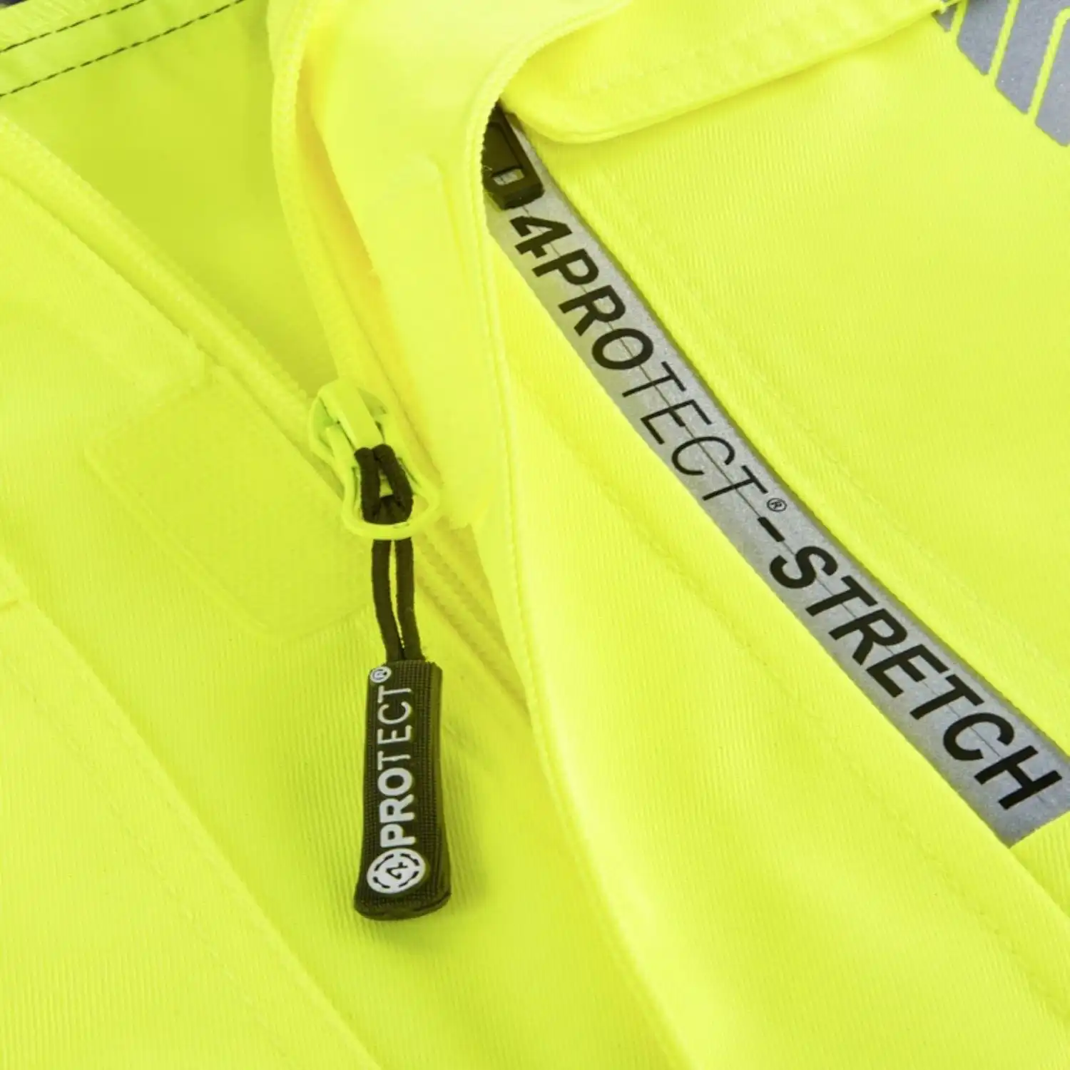 Warnschutz Bundjacke "Kentucky" in leuchtgelb/grau, XS - Thumbnail 3