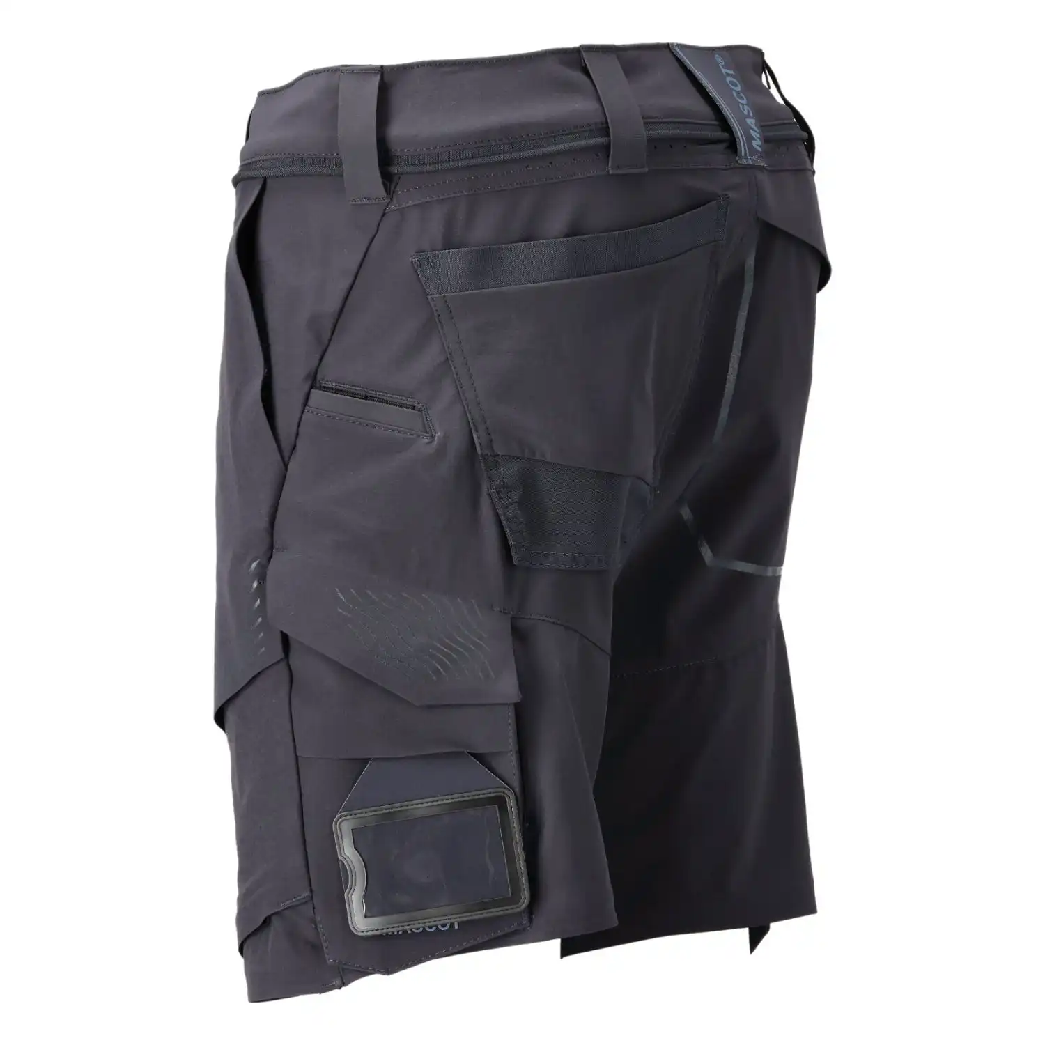 Stretch-Shorts "22149-605" Customized in schwarzblau, 24C54 - Thumbnail 3