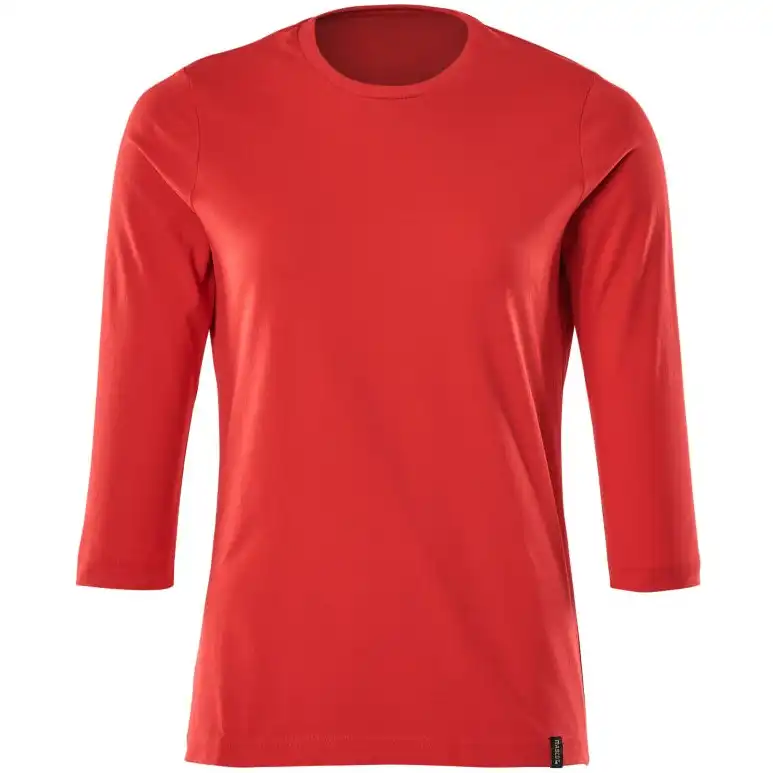 Damen 3/4 Arm-Shirt "20191" Crossover in verkehrsrot, M - Thumbnail 1