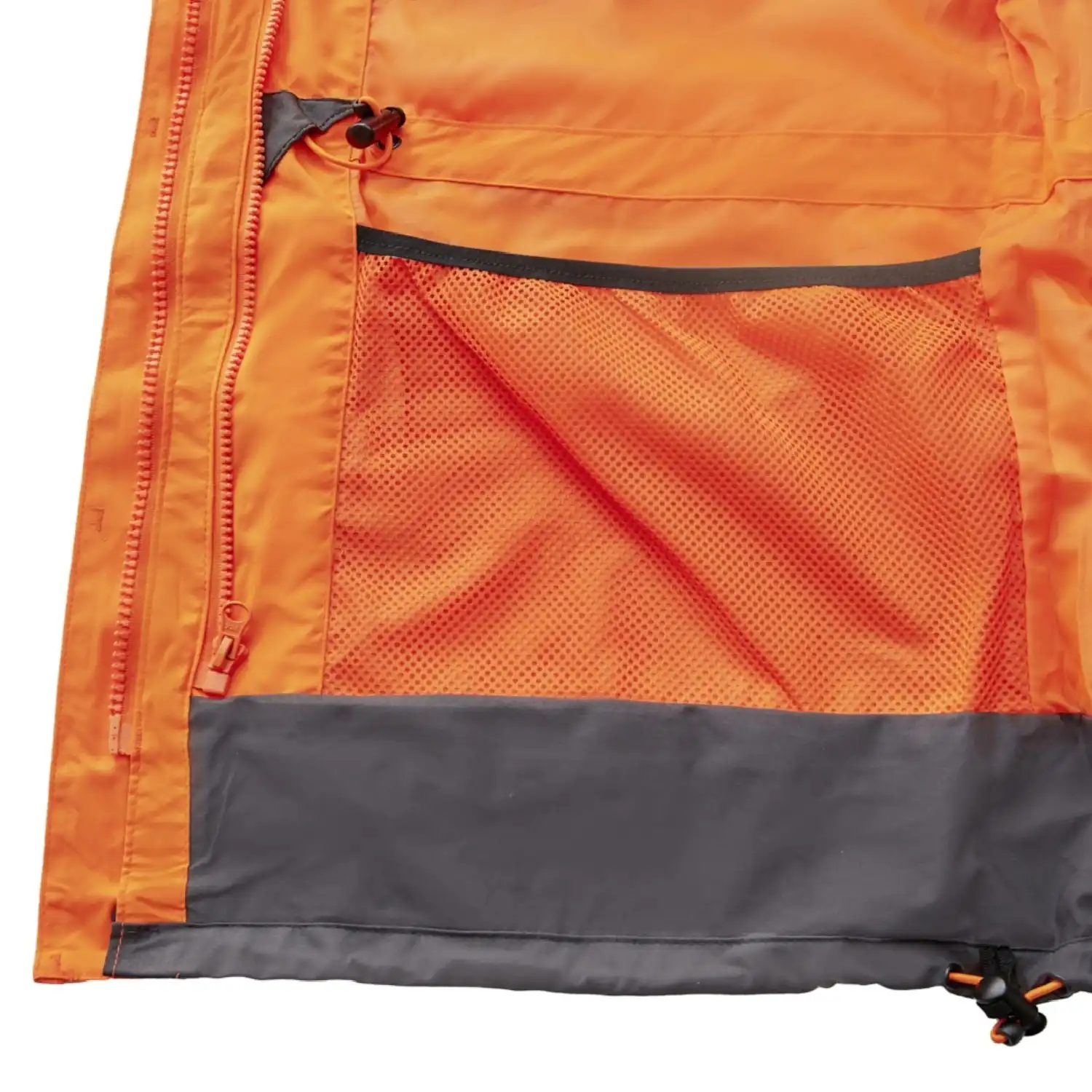 Warn- & Wetterschutzjacke "TAMPA" in leuchtorange/grau, M - Thumbnail 4