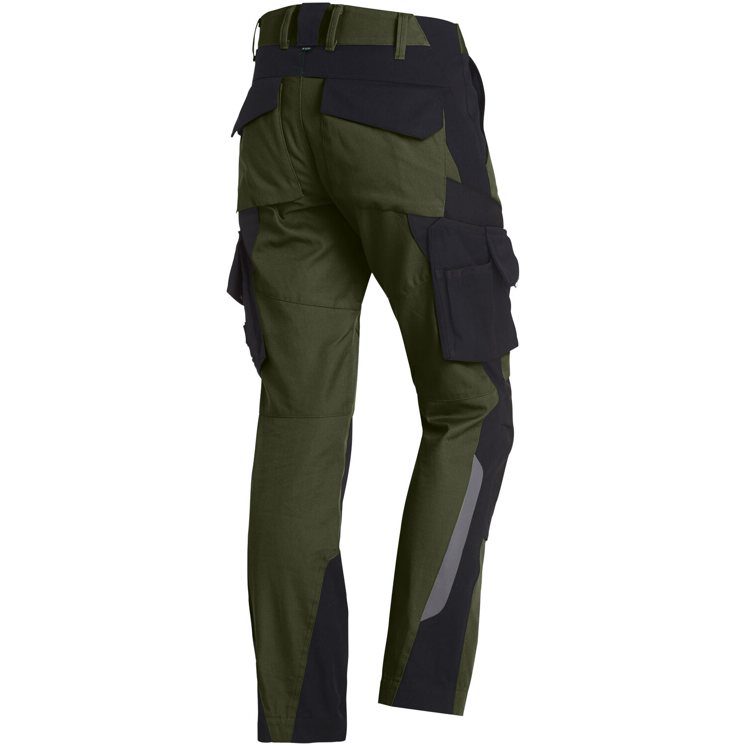 Damen Arbeitshose "ANNETTE" in oliv/schwarz, 36 - Thumbnail 2