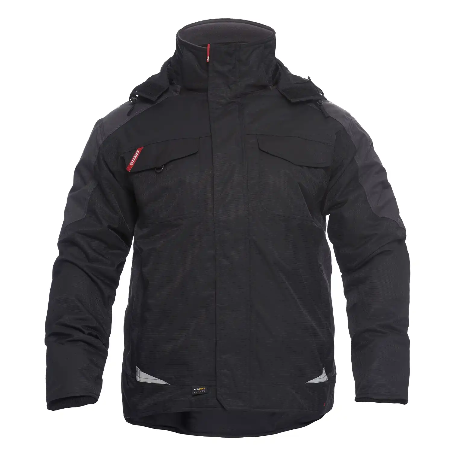Winterjacke "1410-354" Galaxy in schwarz/anthrazit, L - Thumbnail 1