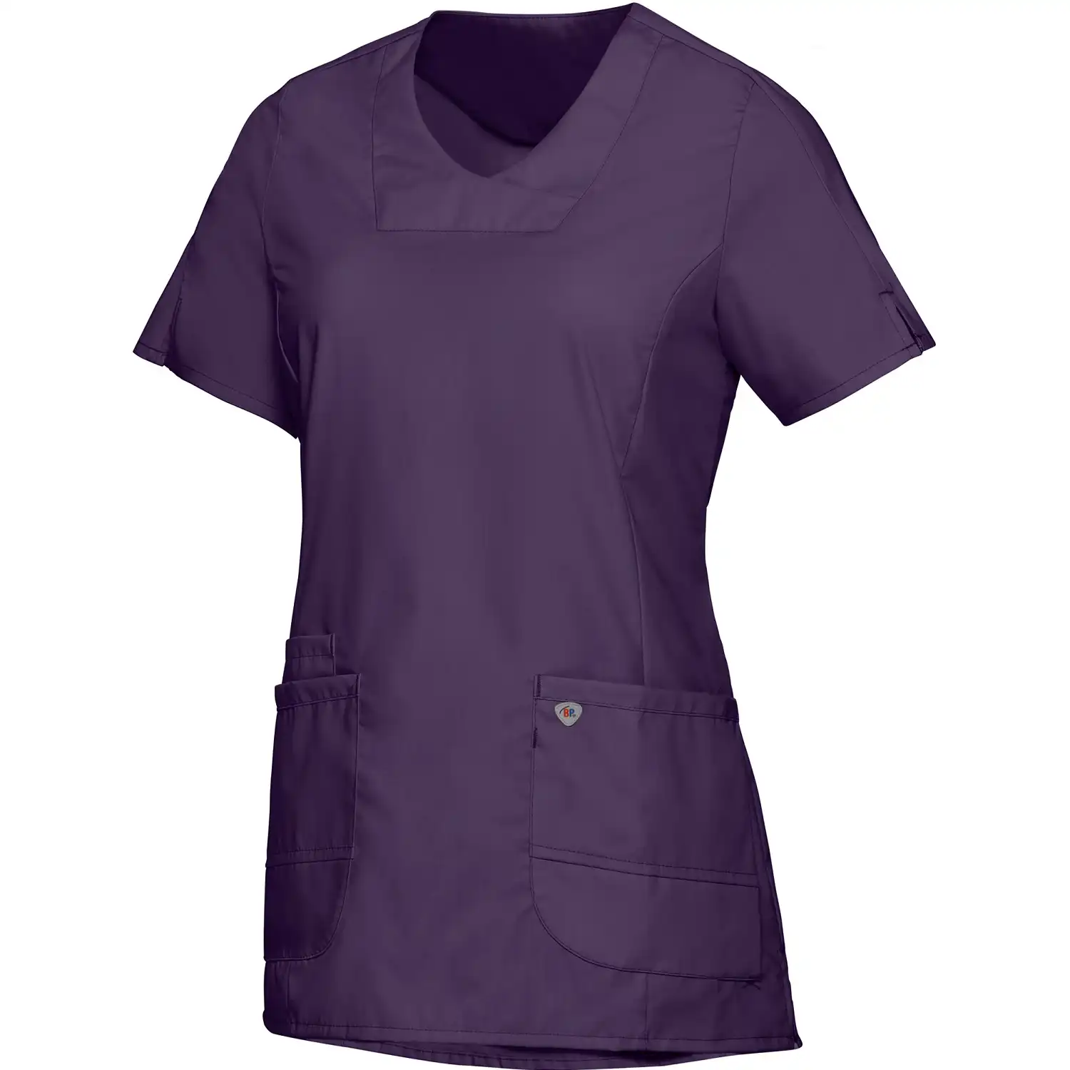 Damen Stretch Schlupfkasack "1762-241" Med & Care in aubergine, XS - Thumbnail 1