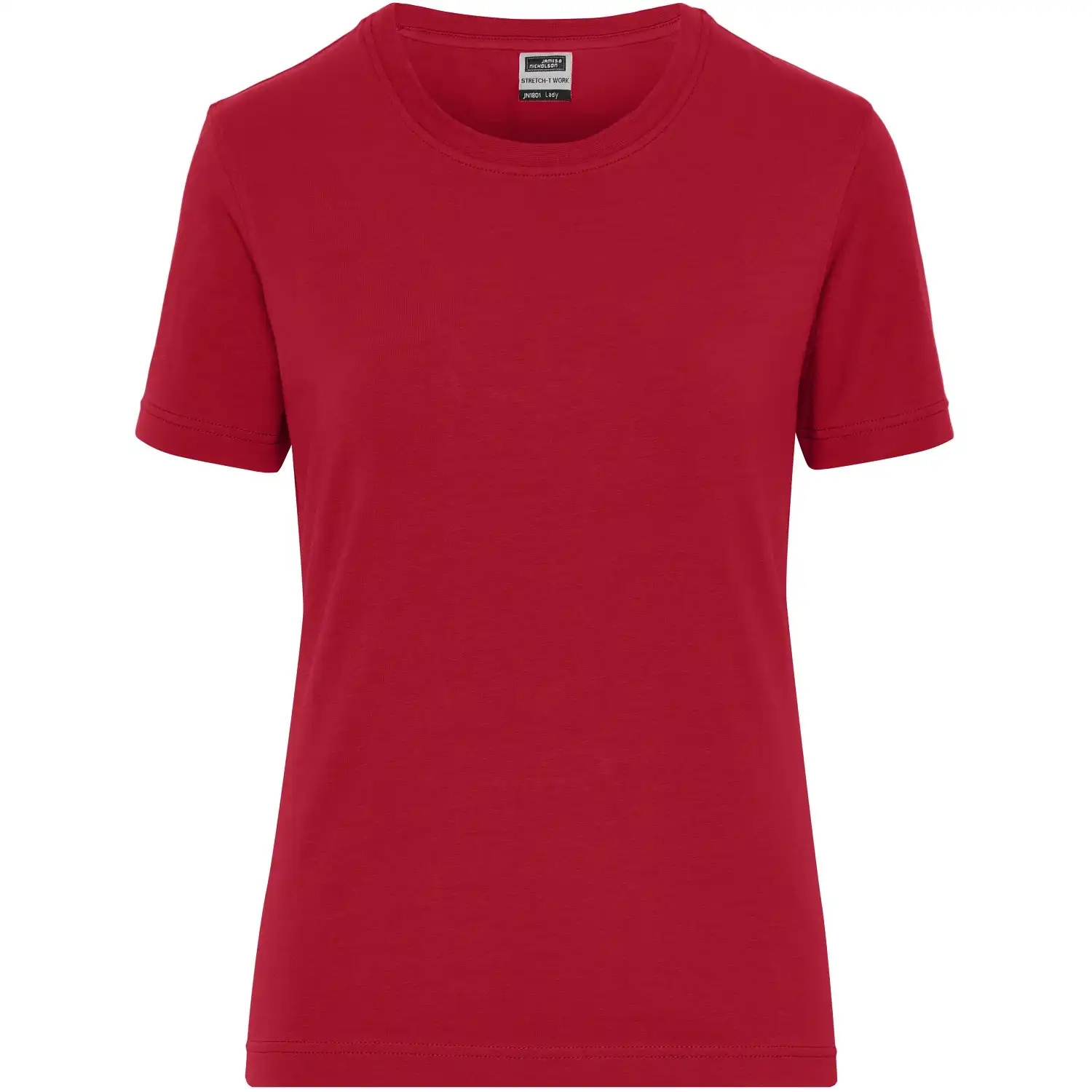 Damen Bio Stretch T-Shirt "JN1801" UV-Schutz in red, 3XL - Bild 1