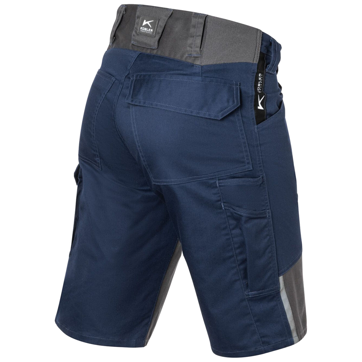 Stretch-Shorts "REFORCE" in marine/grau, 48 - Thumbnail 2