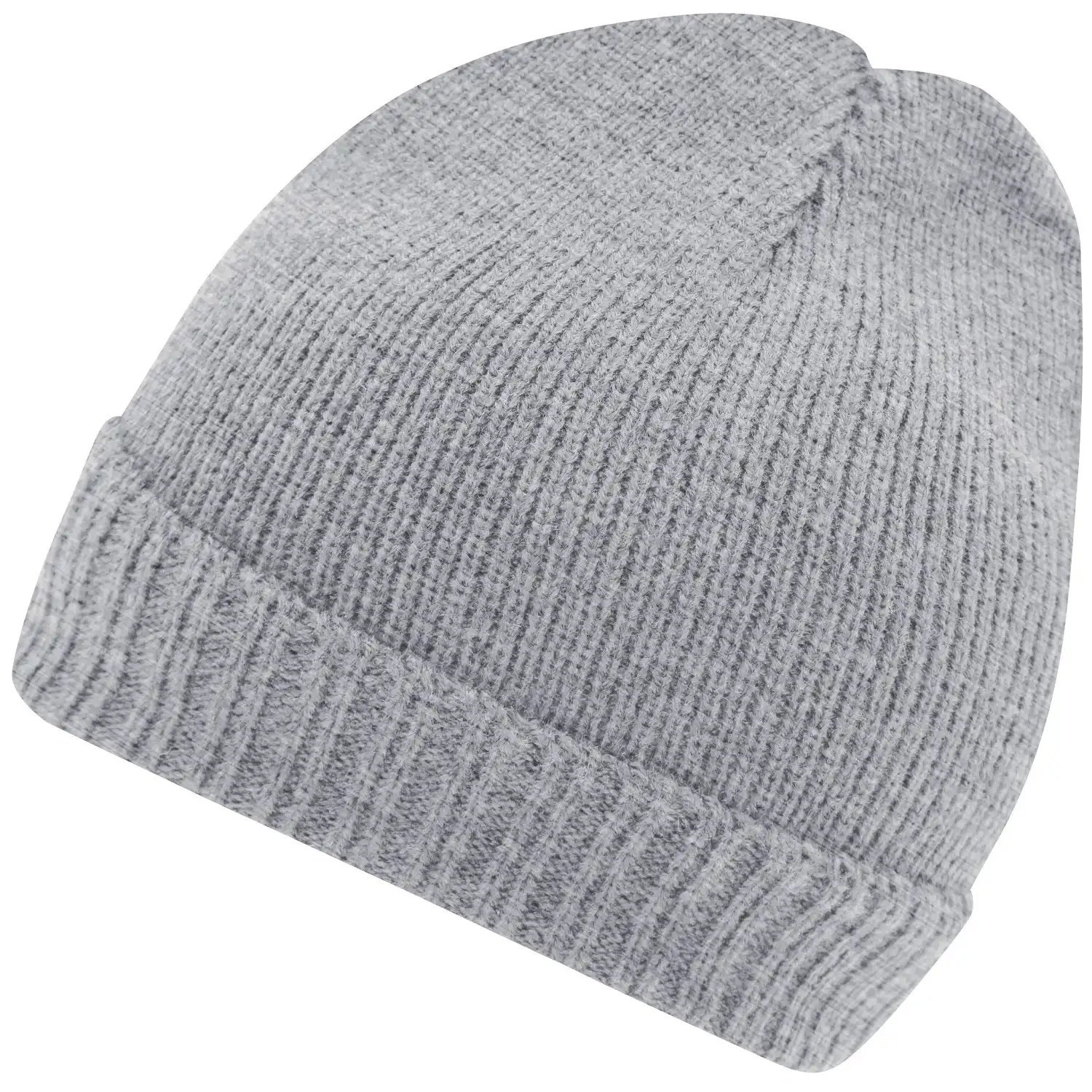 Strickmütze "MB7111" Basic in light-grey-melange - Bild 1