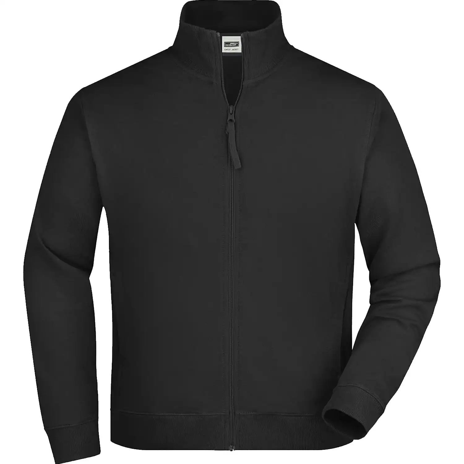Sweatjacke "JN058" in schwarz, M - Bild 1