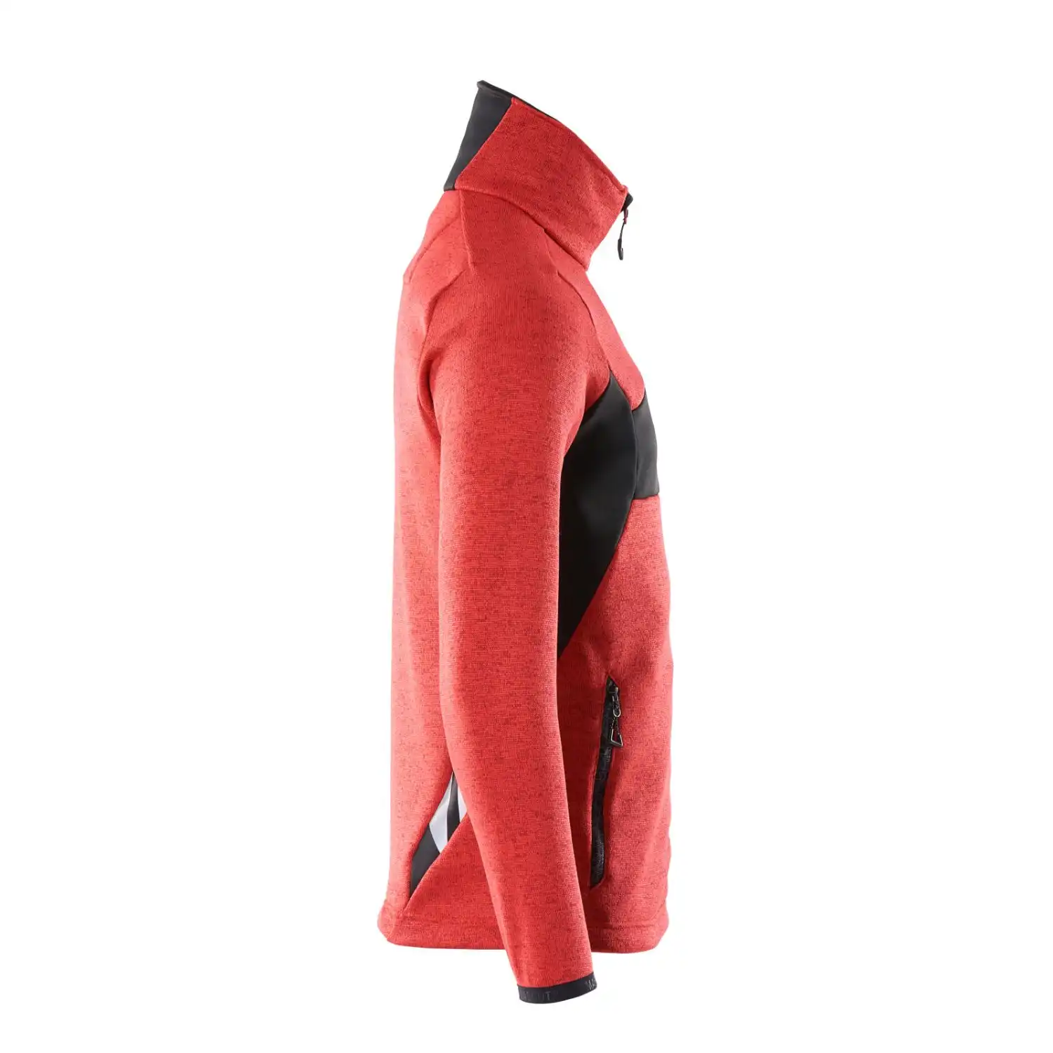 Strickjacke "ACCELERATE" in verkehrsrot/schwarz, M - Thumbnail 4