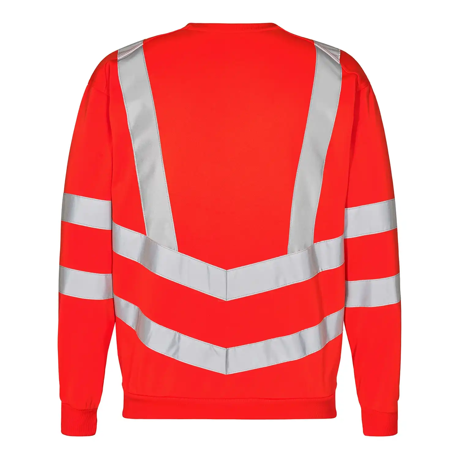 Warnschutz Sweatshirt "8021-241" Safety Kl. 3 in 5XL, Rot - Thumbnail 2