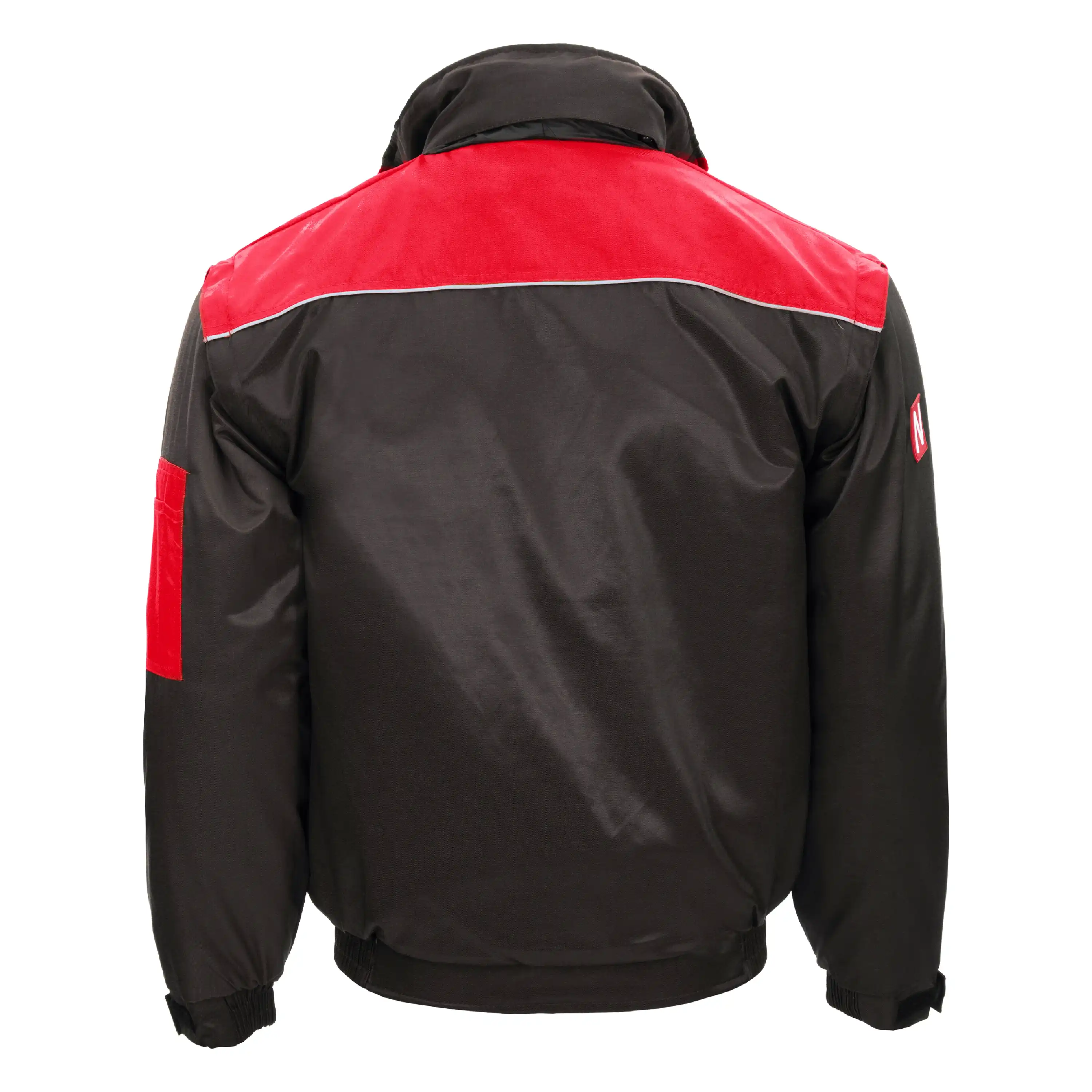 Pilotenjacke "MOTION TEX PLUS" in schwarz/rot, XS - Thumbnail 2