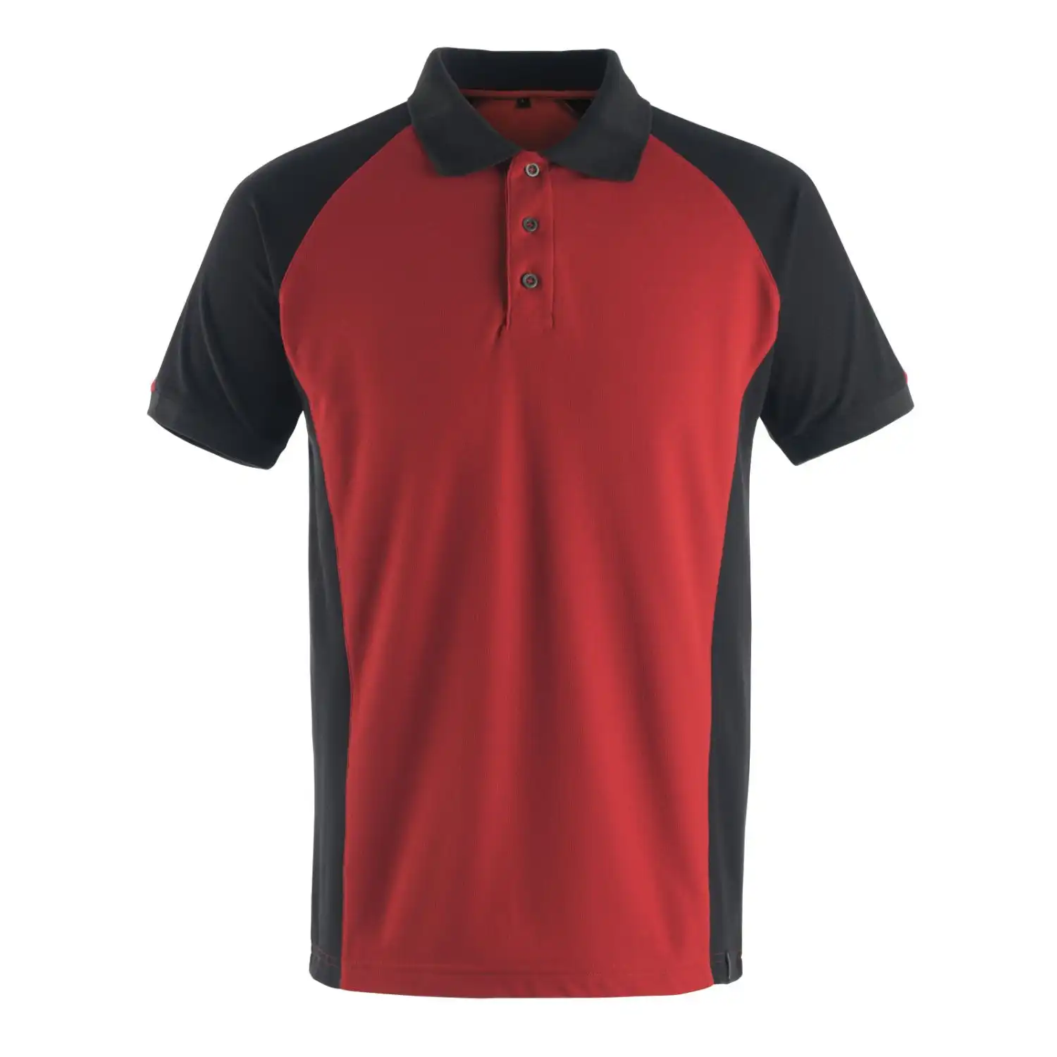Polo-Shirt "BOTTROP" Unique in rot/schwarz, XXL - Thumbnail 1