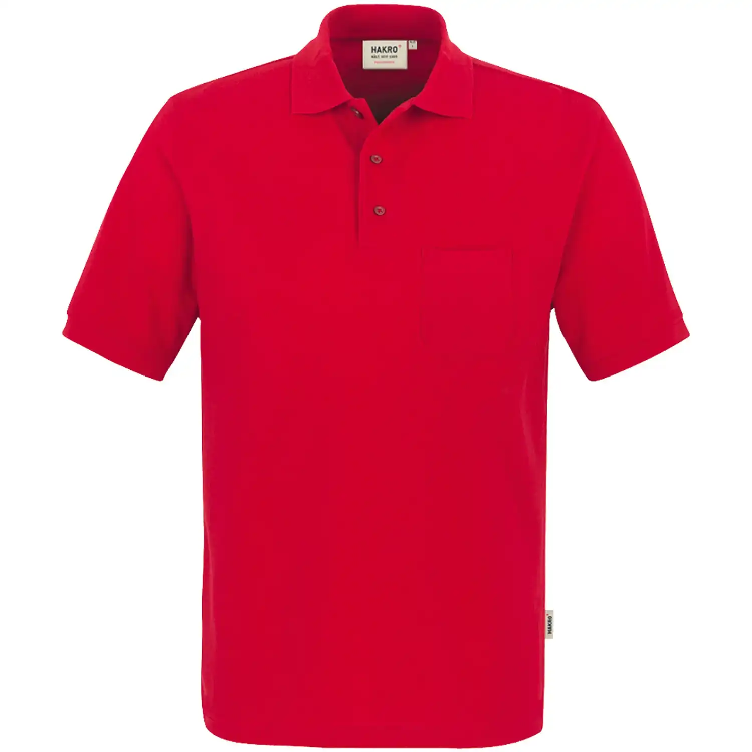 Pocket-Polo-Shirt "PERFORMANCE" 812 in Rot, L - Thumbnail 1