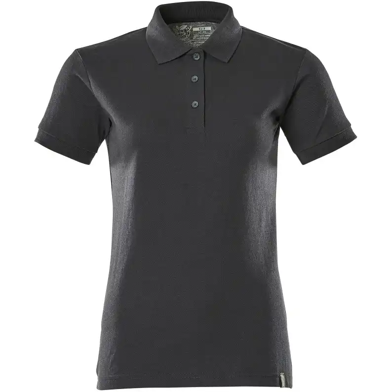 Damen Bio Polo-Shirt "20693" Crossover in schwarzblau, XXL - Thumbnail 1