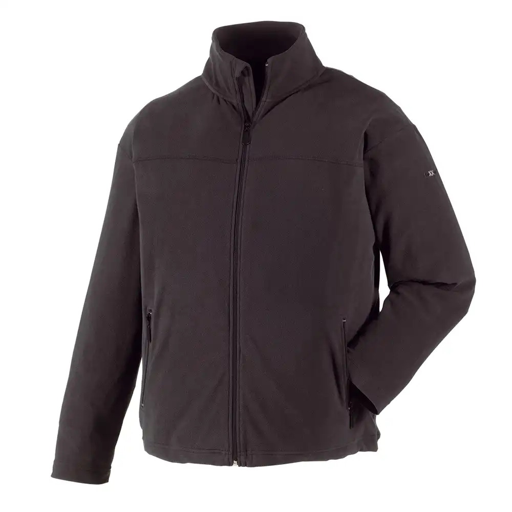 Microfleece-Jacke "BERGEN" schwarz in XXL - Bild 1