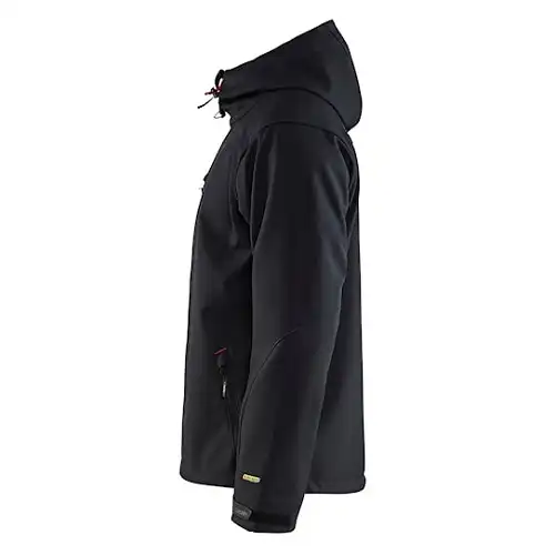 Softshelljacke "4949" in schwarz/rot, 3XL - Thumbnail 3