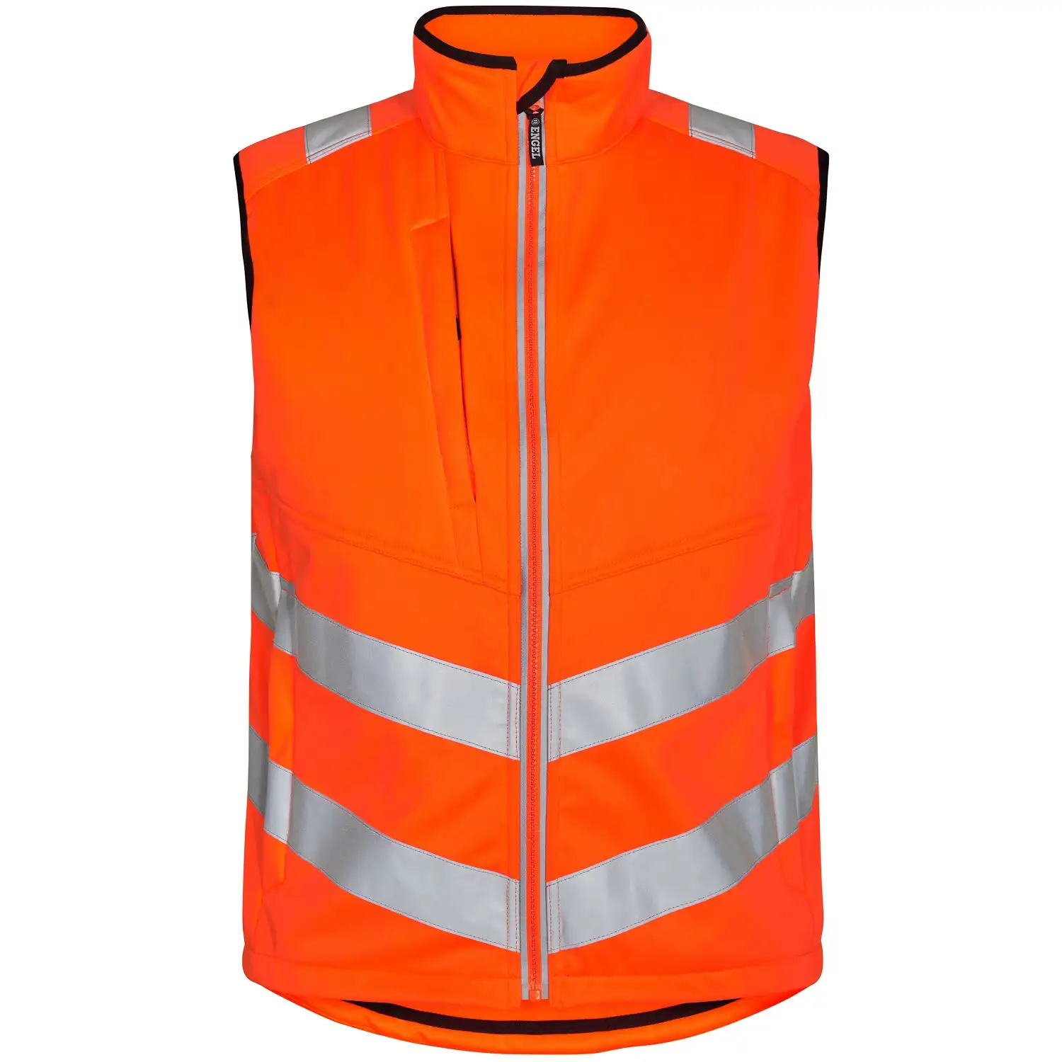 Warnschutz Softshellweste "5156-237" Safety in Orange, 6XL - Thumbnail 1