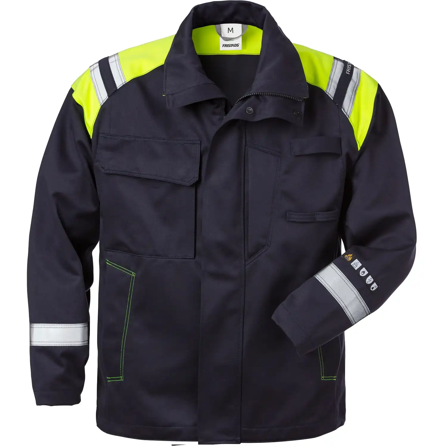 Flammschutz Bundjacke "4174 ATHS" Flamestat marine/gelb in L - Thumbnail 1