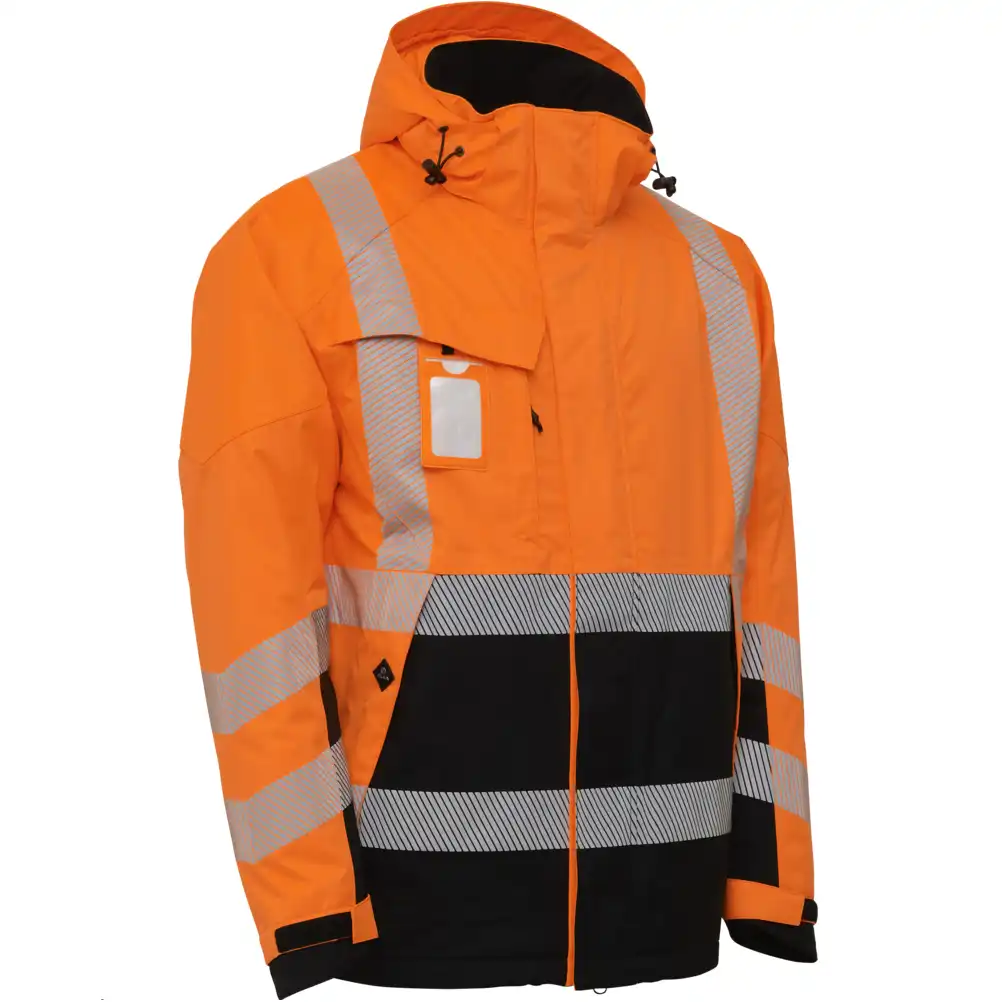 Stretch Warnschutz Winterjacke "186100R" Visible Xtreme in fluororange, L - Thumbnail 1