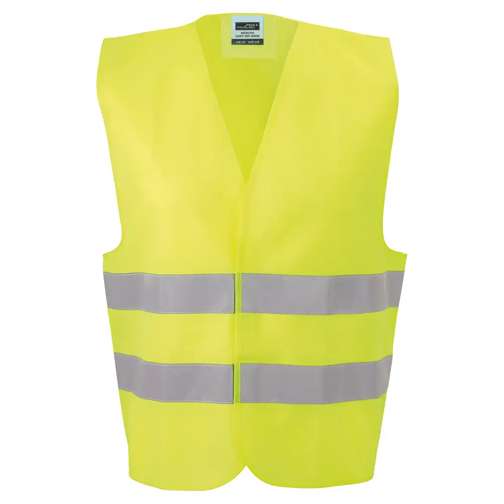 Warnweste Kl. 2 "JN815" in fluorescent-yellow - Thumbnail 1