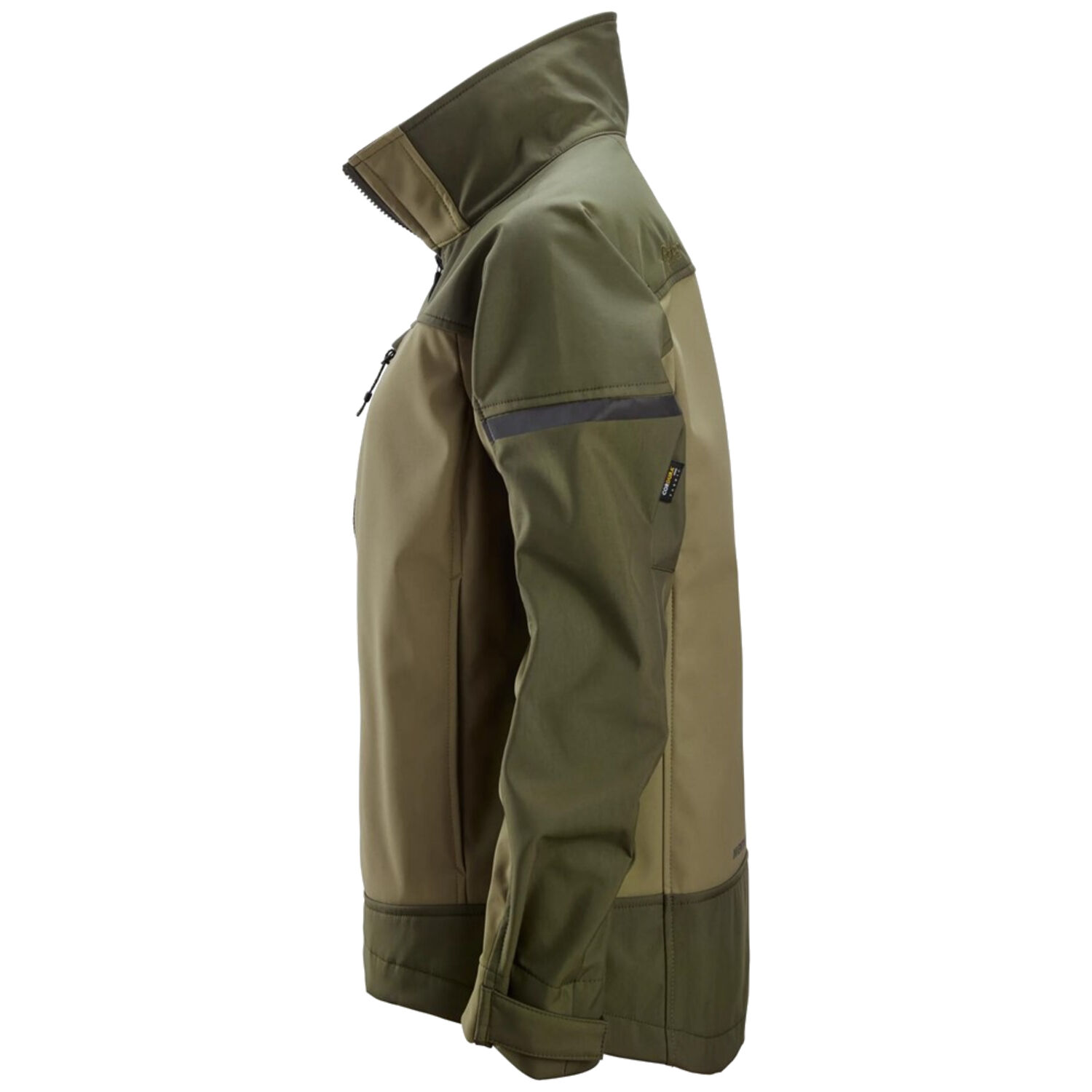 Damen Softshelljacke "1276" in khaki, L - Thumbnail 3