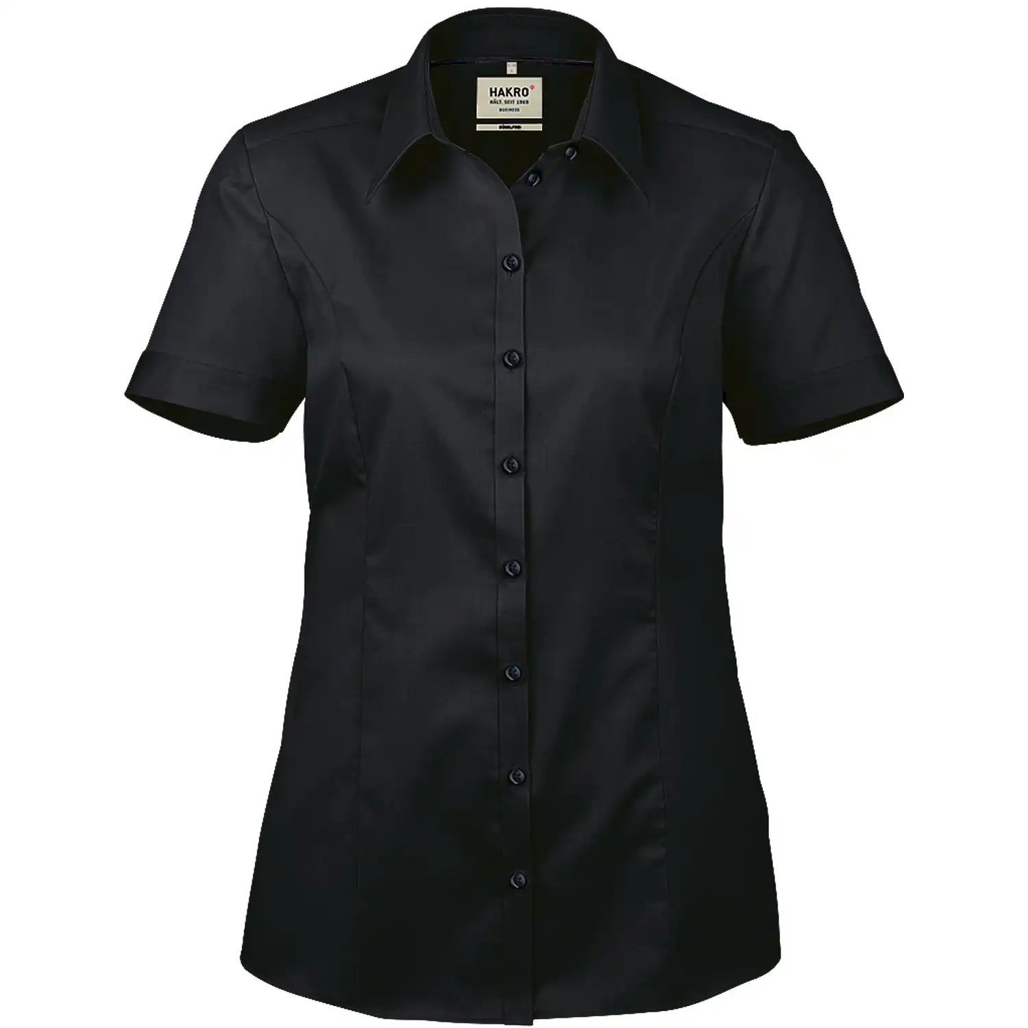 Bluse „Business Comfort” 112 halbarm in schwarz, XL - Bild 1