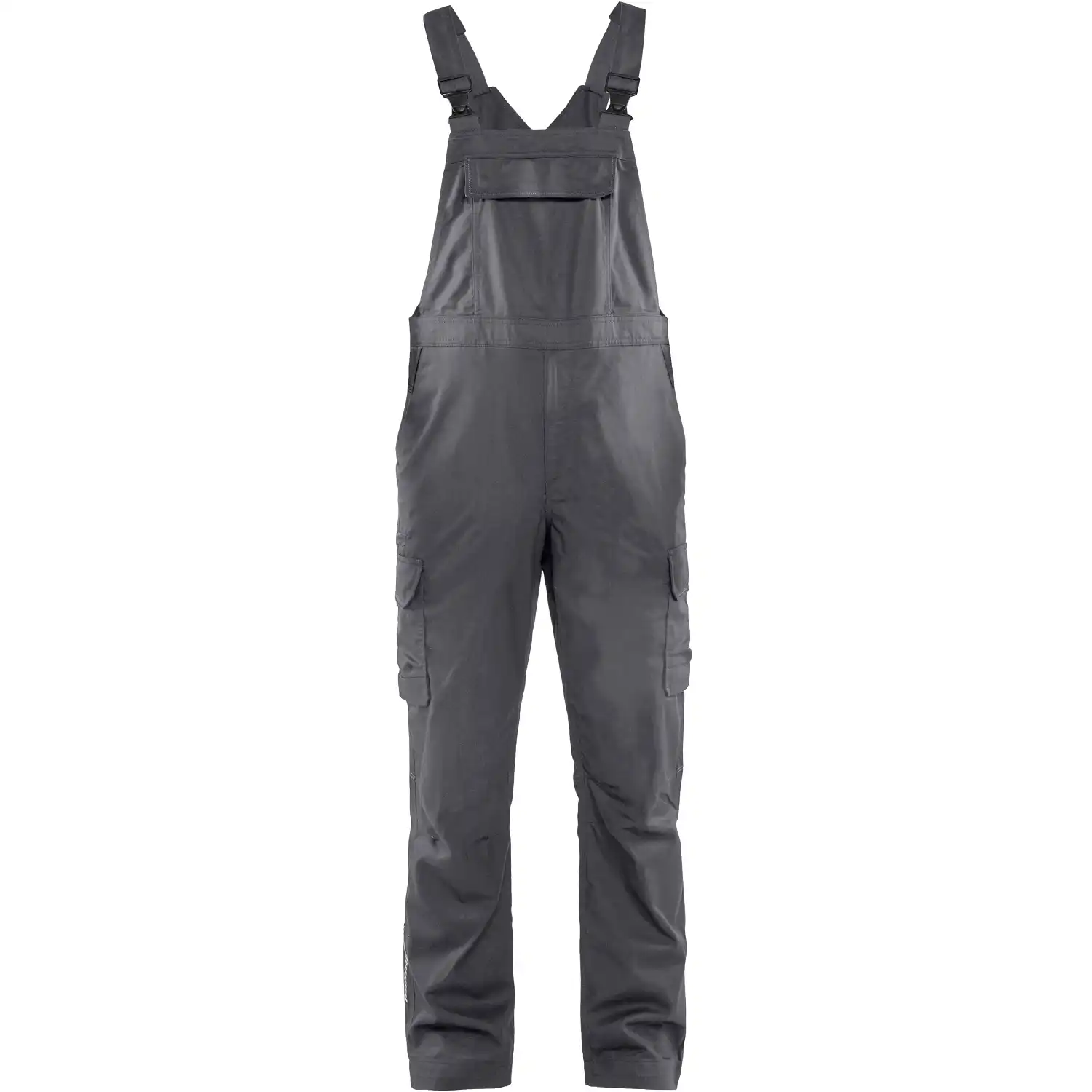 Latzhose "2666" Industrie in mittelgrau, C44 - Thumbnail 1