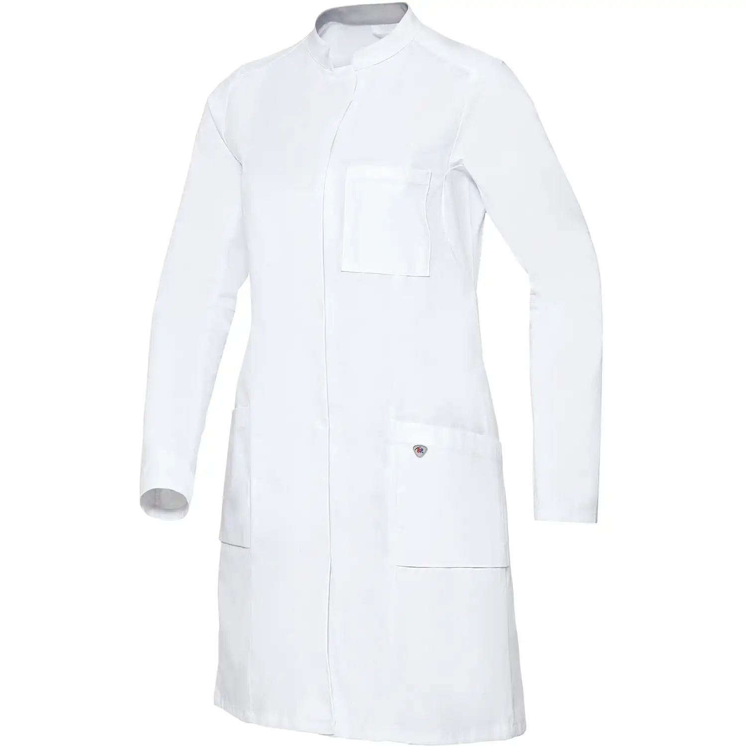 Damen Arztkittel "1752-130" mit Stehkragen Med & Care weiß in 34 - Thumbnail 1