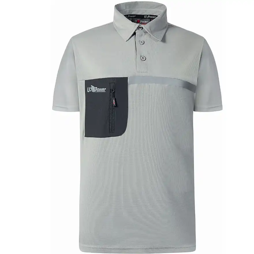 Polo-Shirt "LIBRA" U-Supremacy in lime stone, S - Thumbnail 1