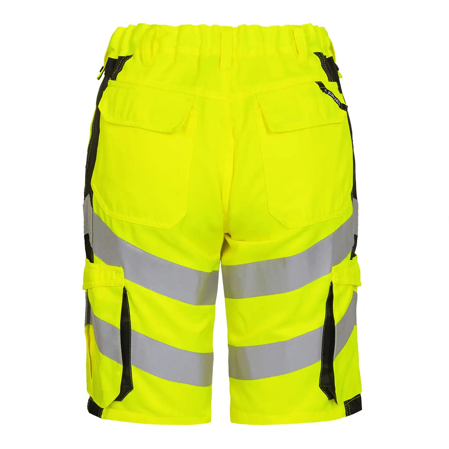 Warnschutz Shorts "6545-319" Safety leicht Kl. 1 in gelb/schwarz, 48 - Thumbnail 2