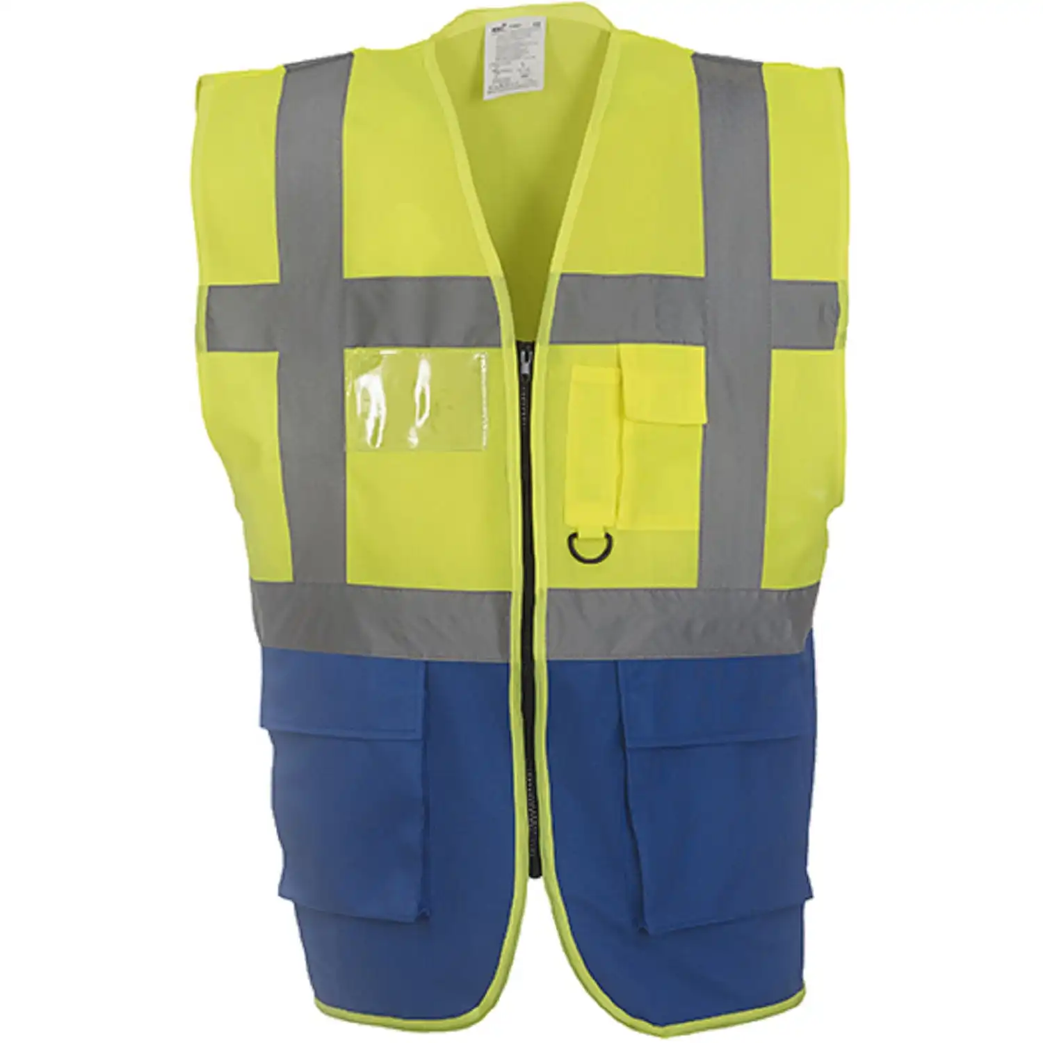 Warnweste / Kennzeichnungsweste "YK801" in gelb/royal, XL - Bild 1