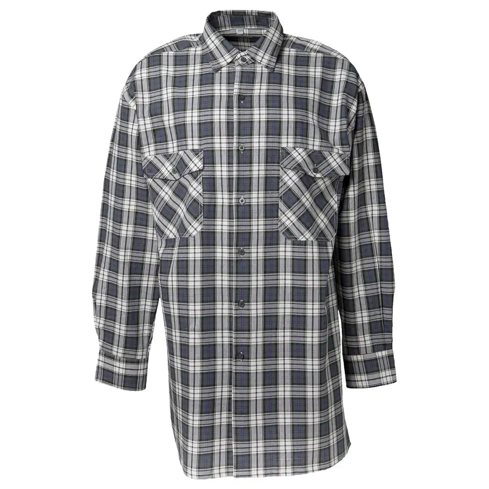 Flanellhemd "2001" langarm in grün, 37/38 - Thumbnail 1