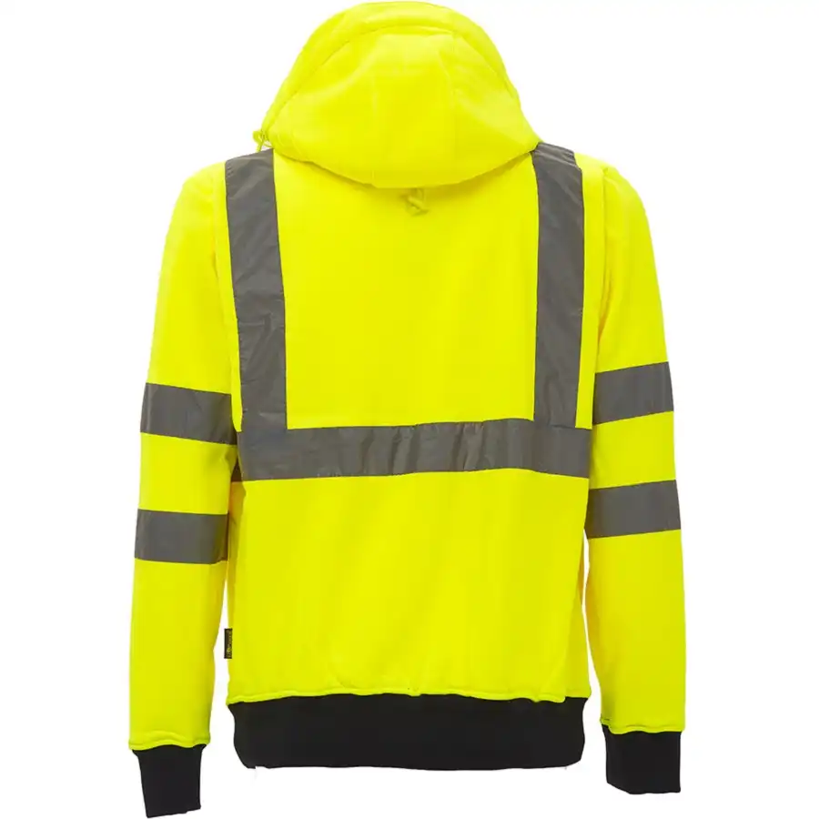 Warnschutz Kapuzen-Sweatjacke "MELODY" in yellow, S (DE size: XS) - Thumbnail 2
