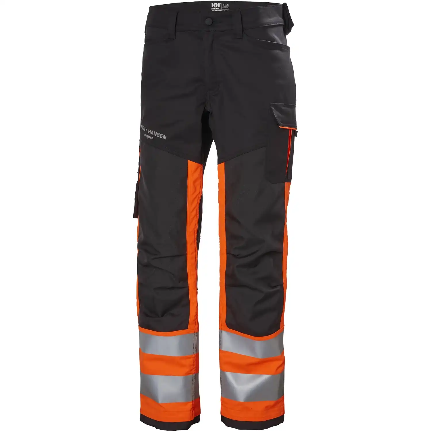 Warnschutz Bundhose Kl. 1 "ALNA 2.0" in orange/schwarz, C52 - Thumbnail 1