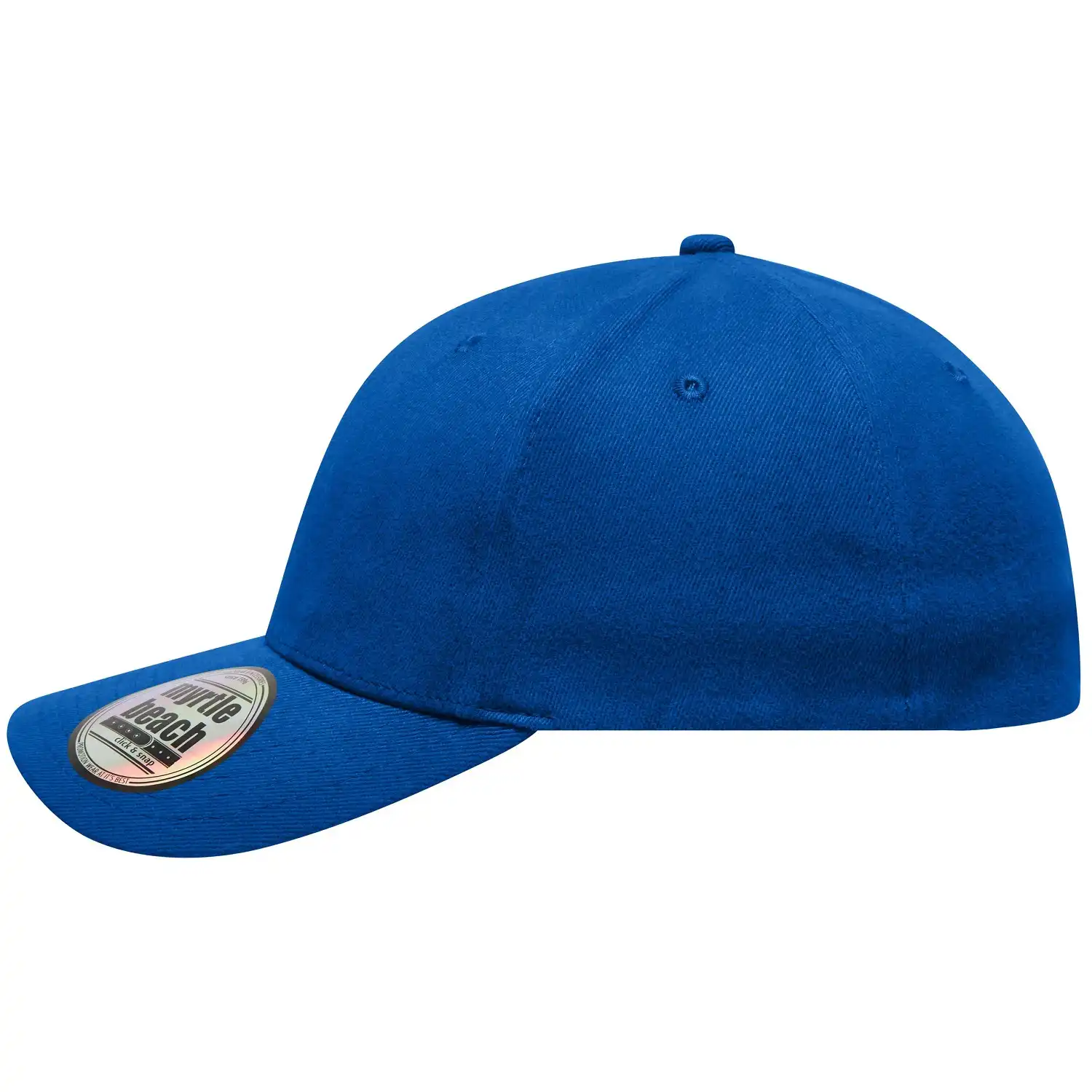 Basecap "MB6206" 6-Panel-Elastic-Fit in royal, L/XL - Bild 1
