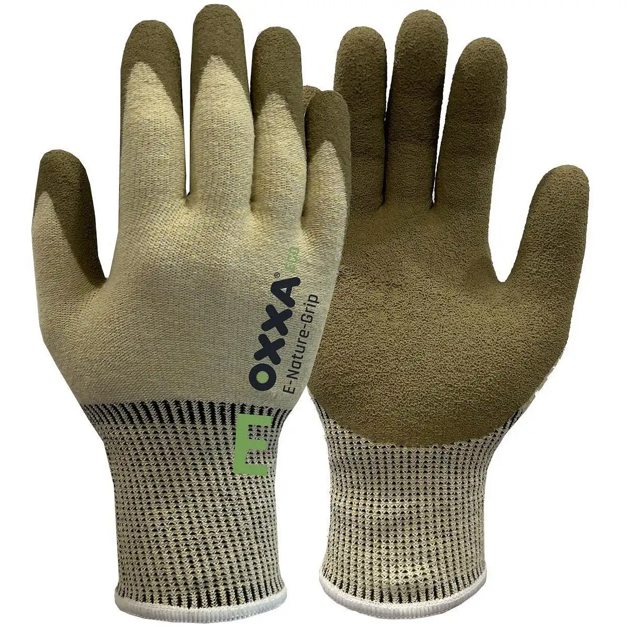 Latex Montagehands. E-Nature-Grip Cut 52-710 in 9 (L) - Thumbnail 1